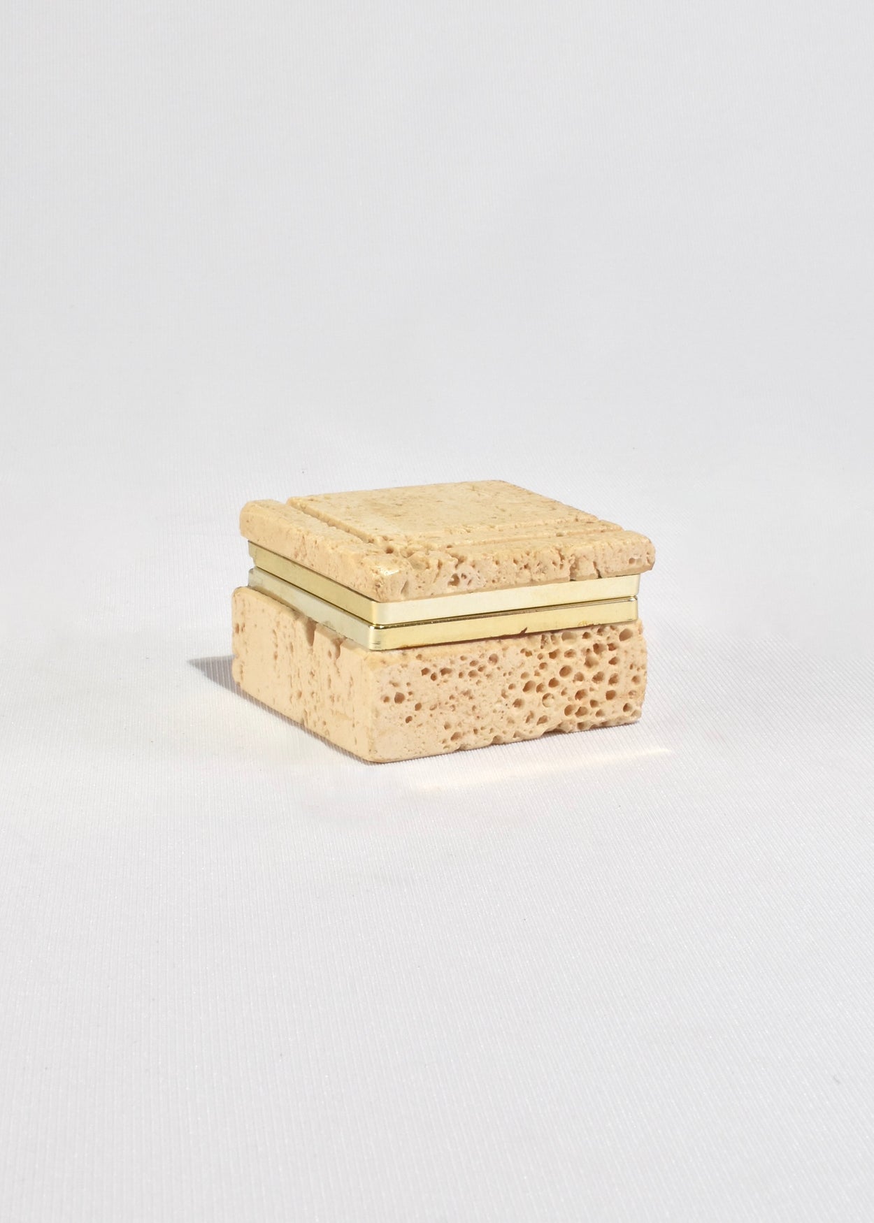 Travertine Hinged Box