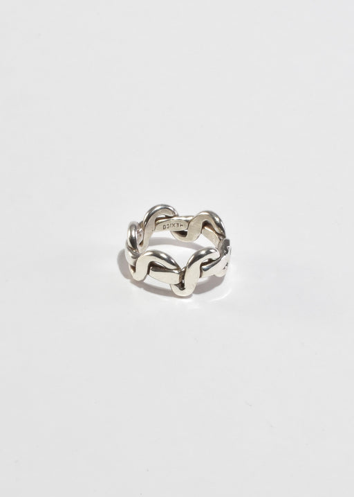 Sculptural Wavy Ring
