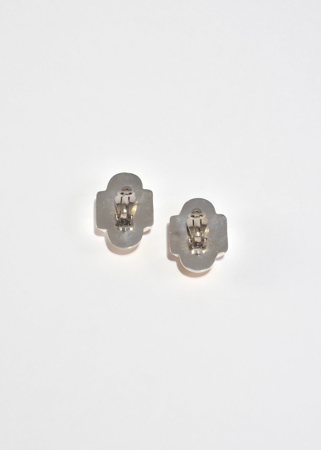 Two-Tone Statement Earrings