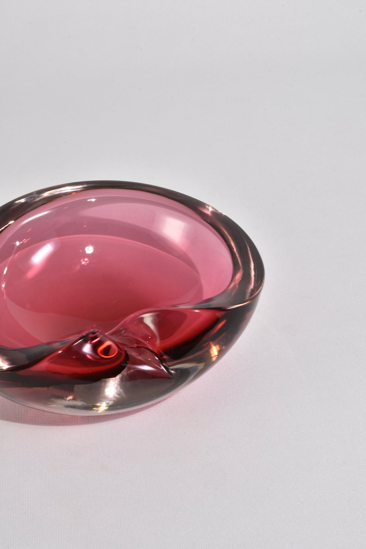 Pink Glass Catchall