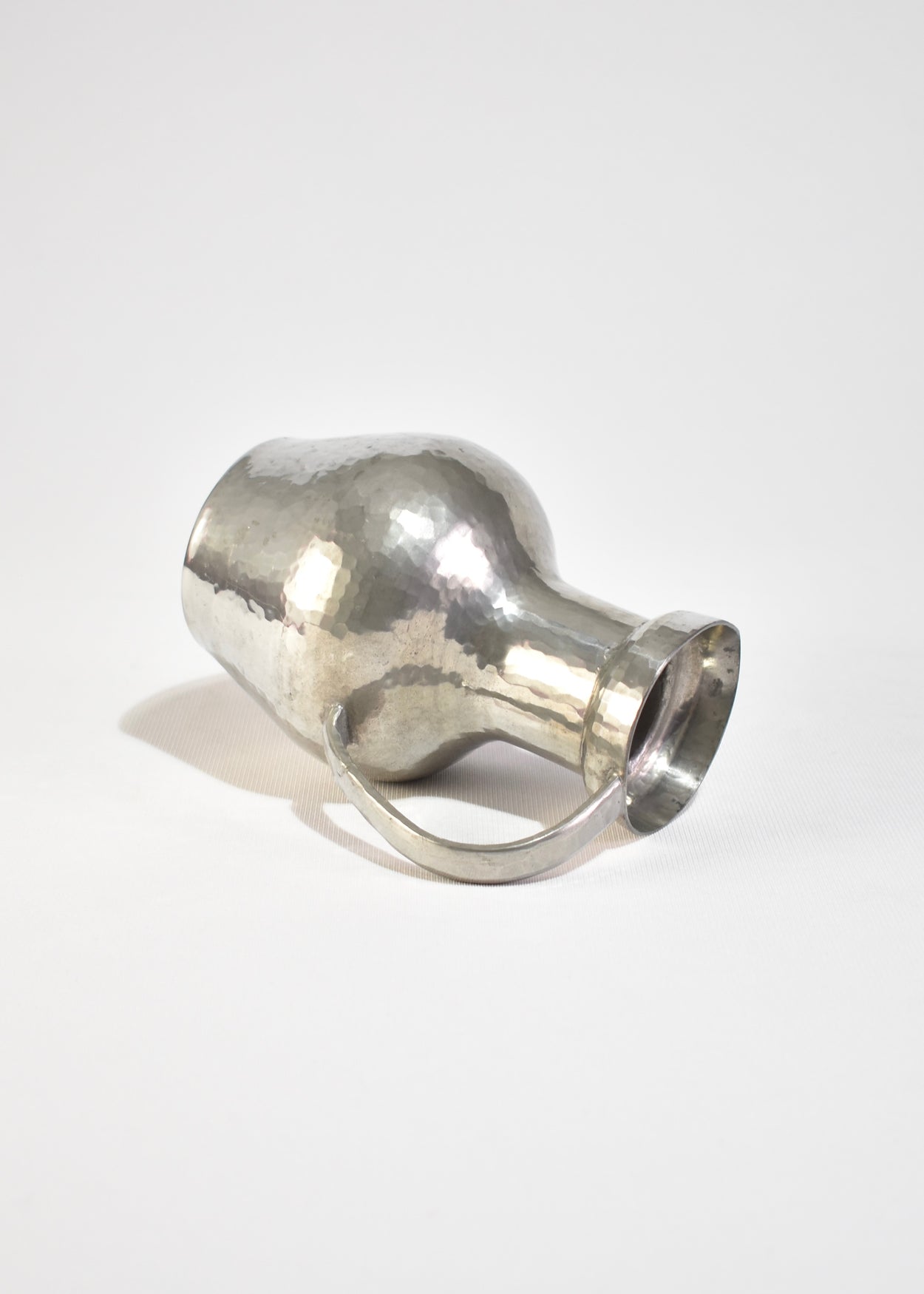 Hammered Pewter Pitcher