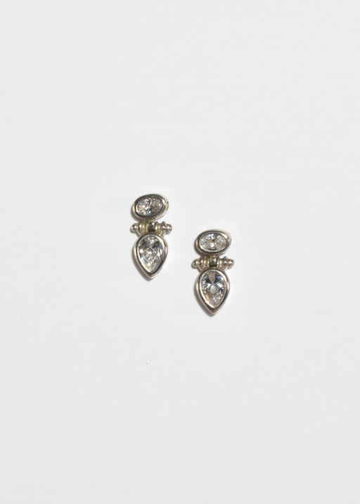 Faceted Hinge Earrings