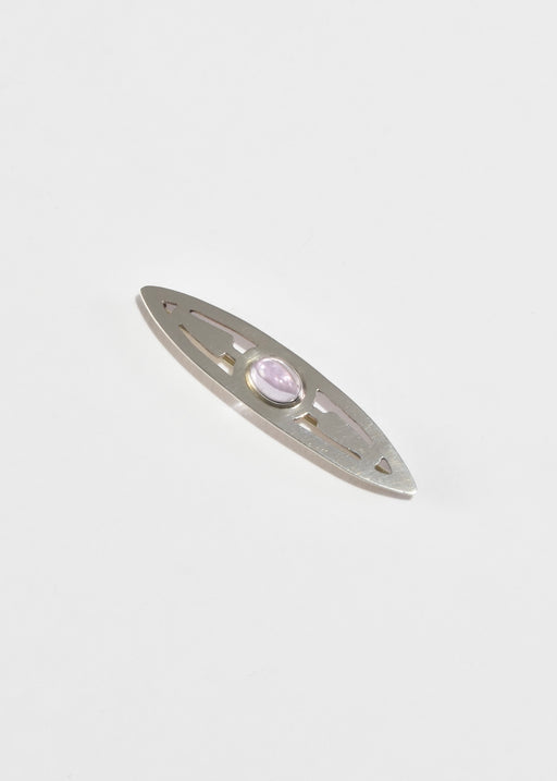 Deco Amethyst Brooch