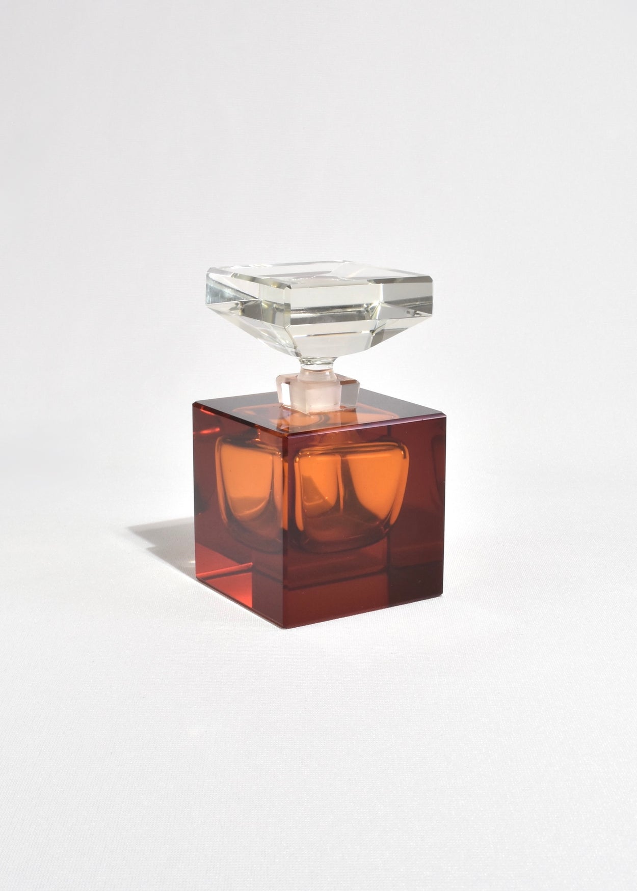 Amber Glass Perfume Bottle