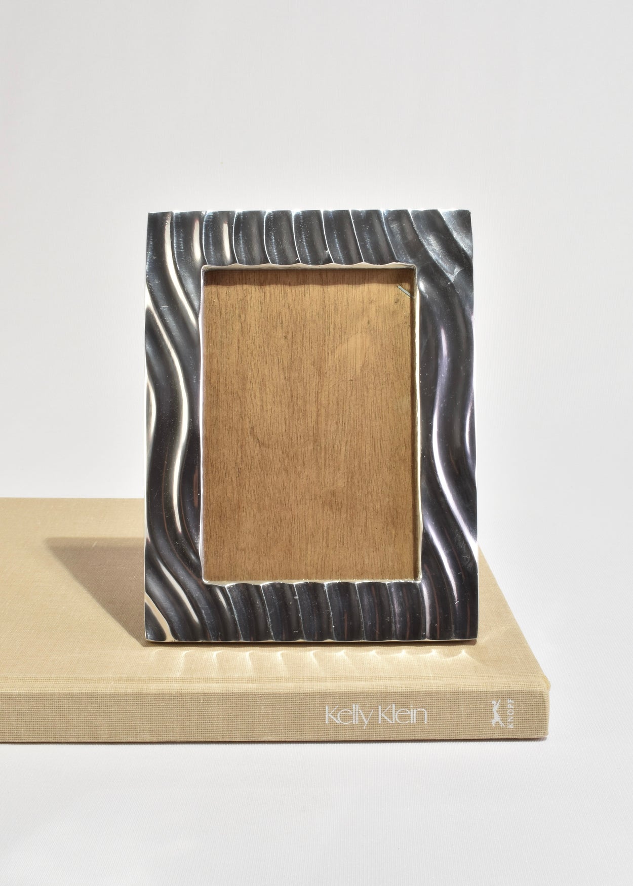 Wavy Pewter Picture Frame
