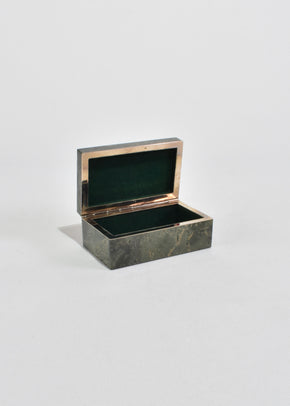 Green Stone Jewelry Box