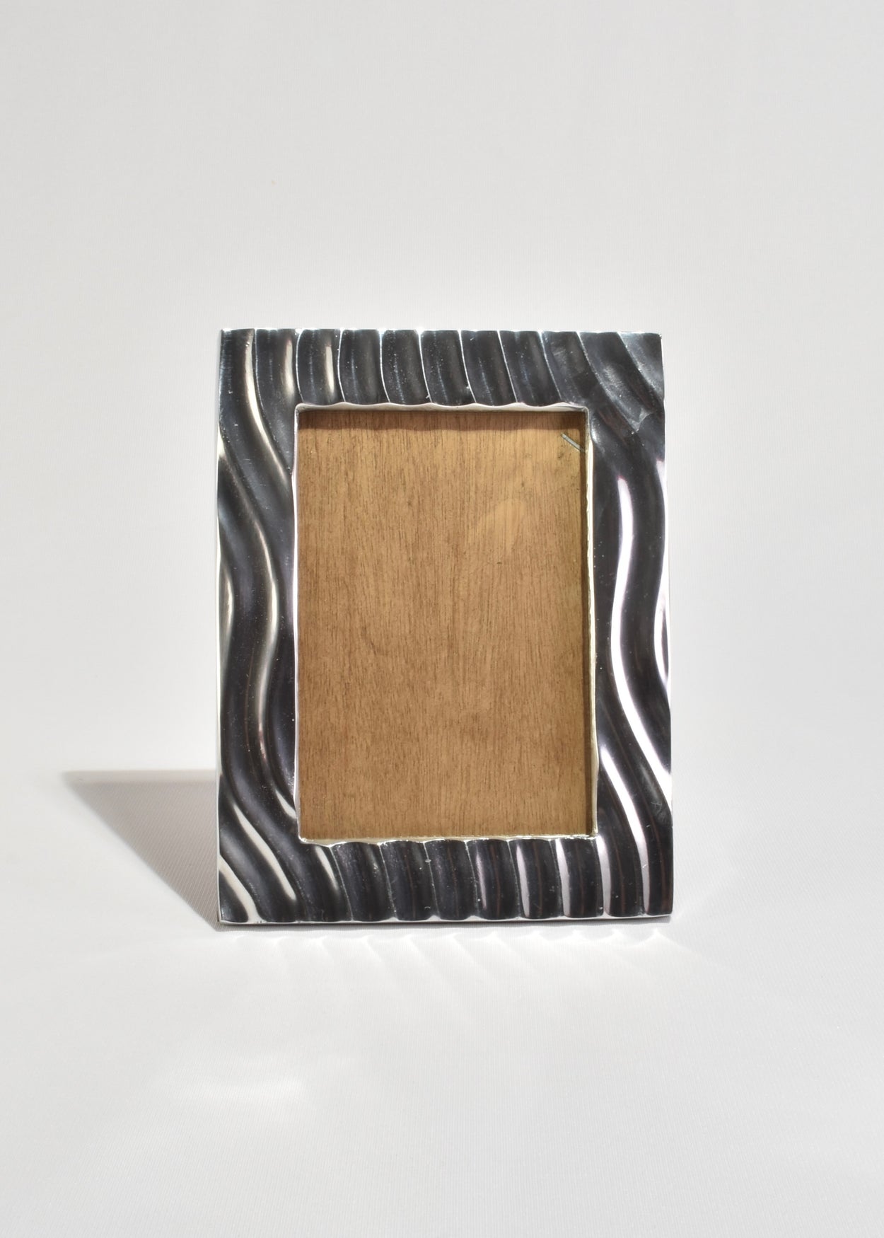 Wavy Pewter Picture Frame