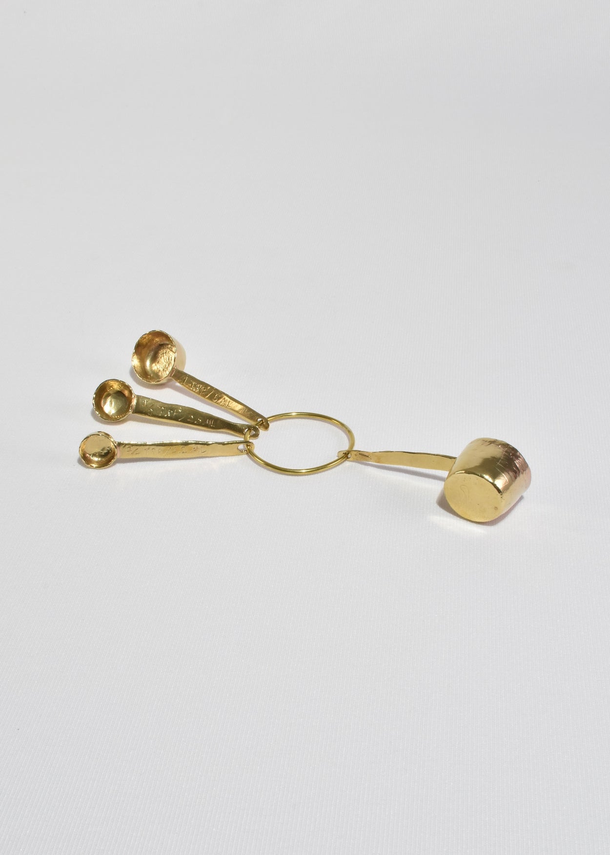 Brass Tablespoon Measuring Spoon Set