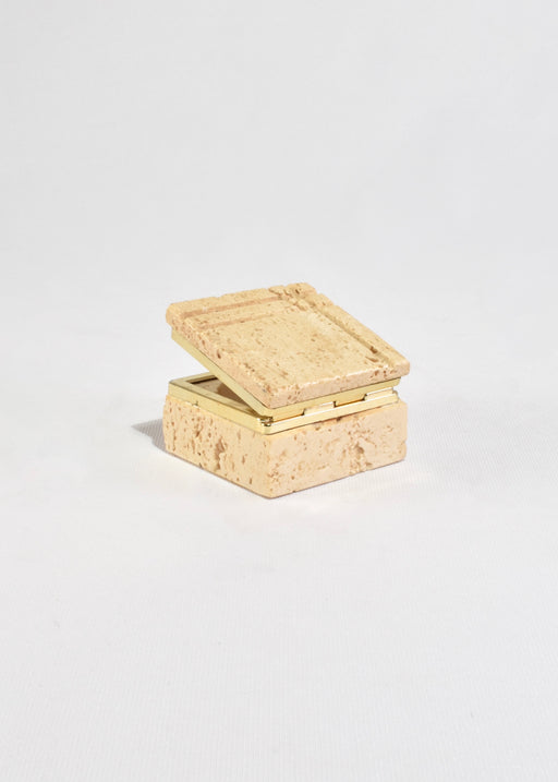 Travertine Hinged Box