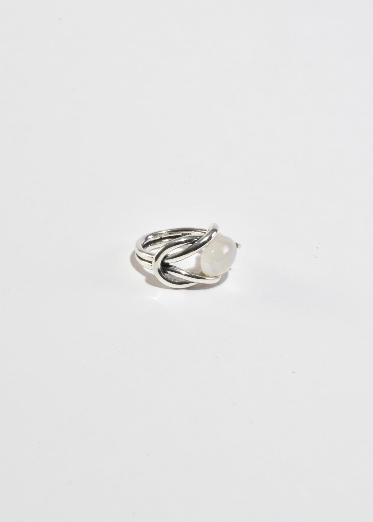 Moonstone Knot Ring