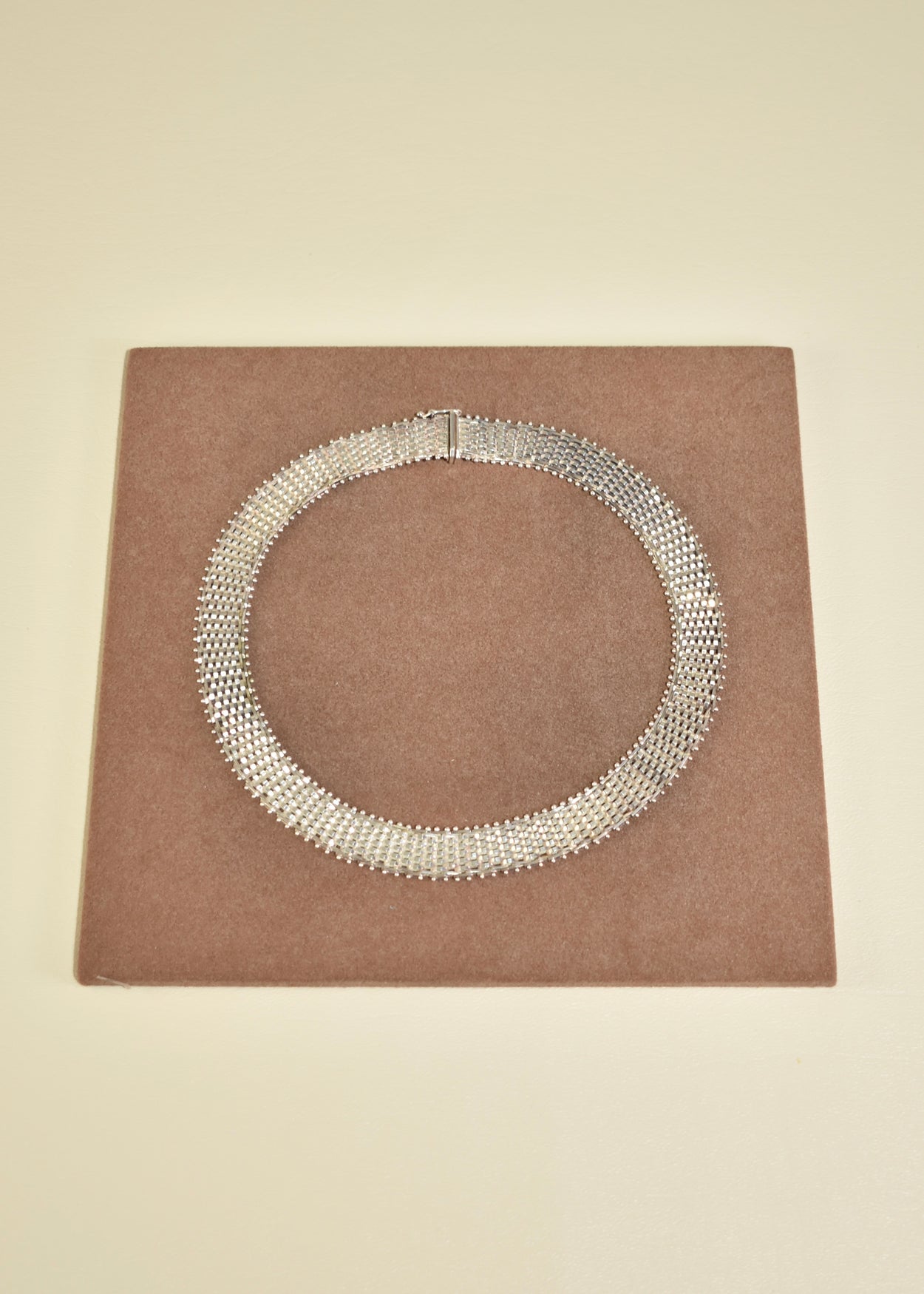 Italian Woven Collar Necklace