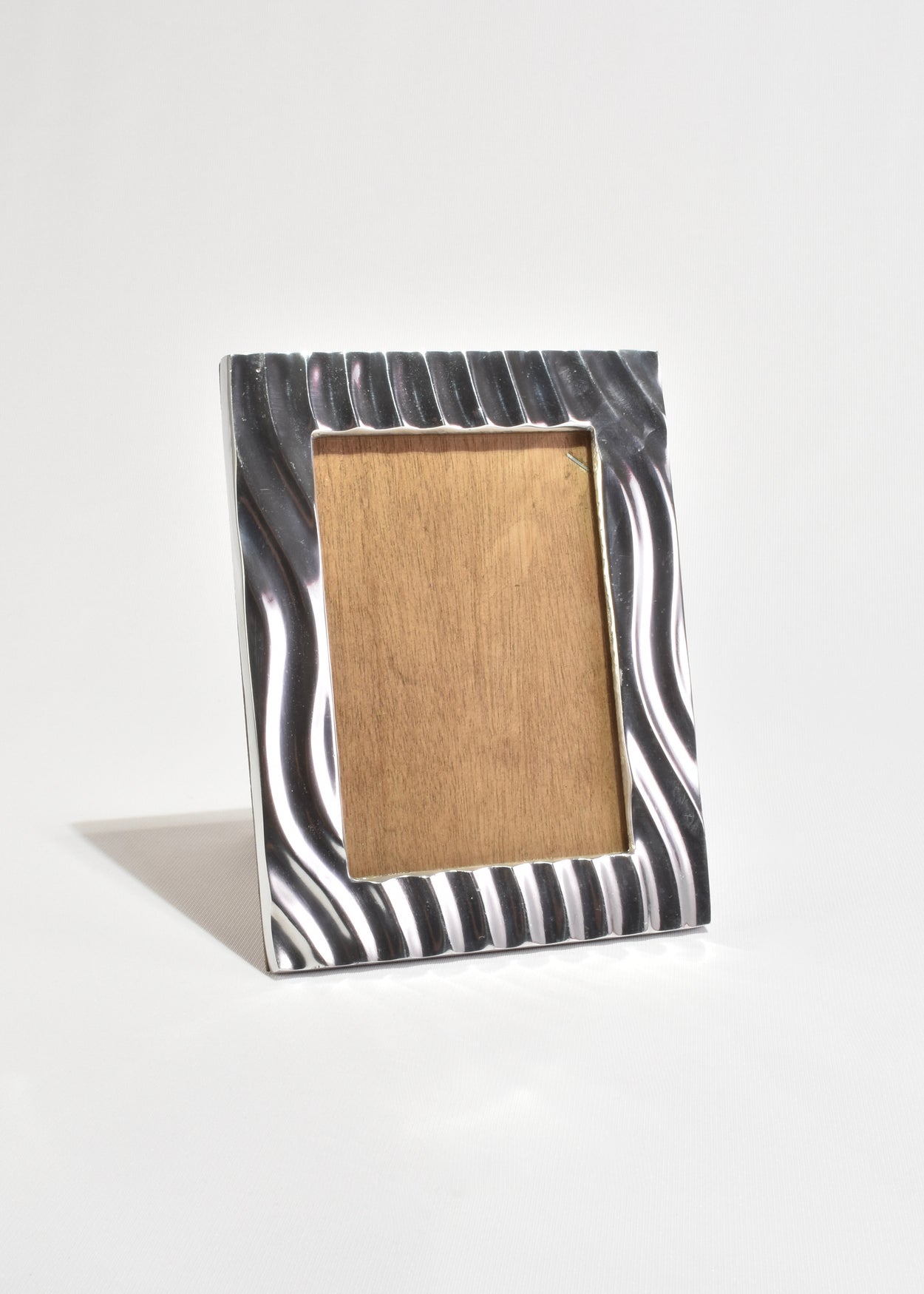 Wavy Pewter Picture Frame