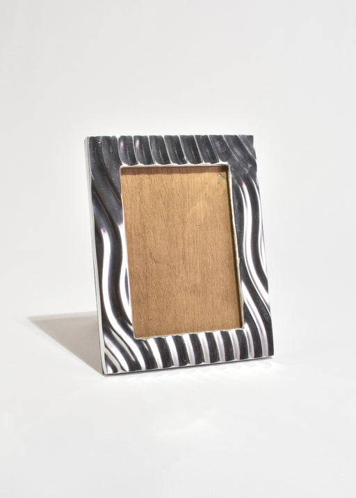 Wavy Pewter Picture Frame
