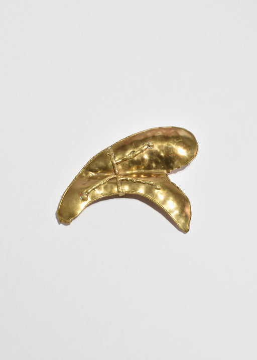 Brass Arts and Crafts Belt Buckle