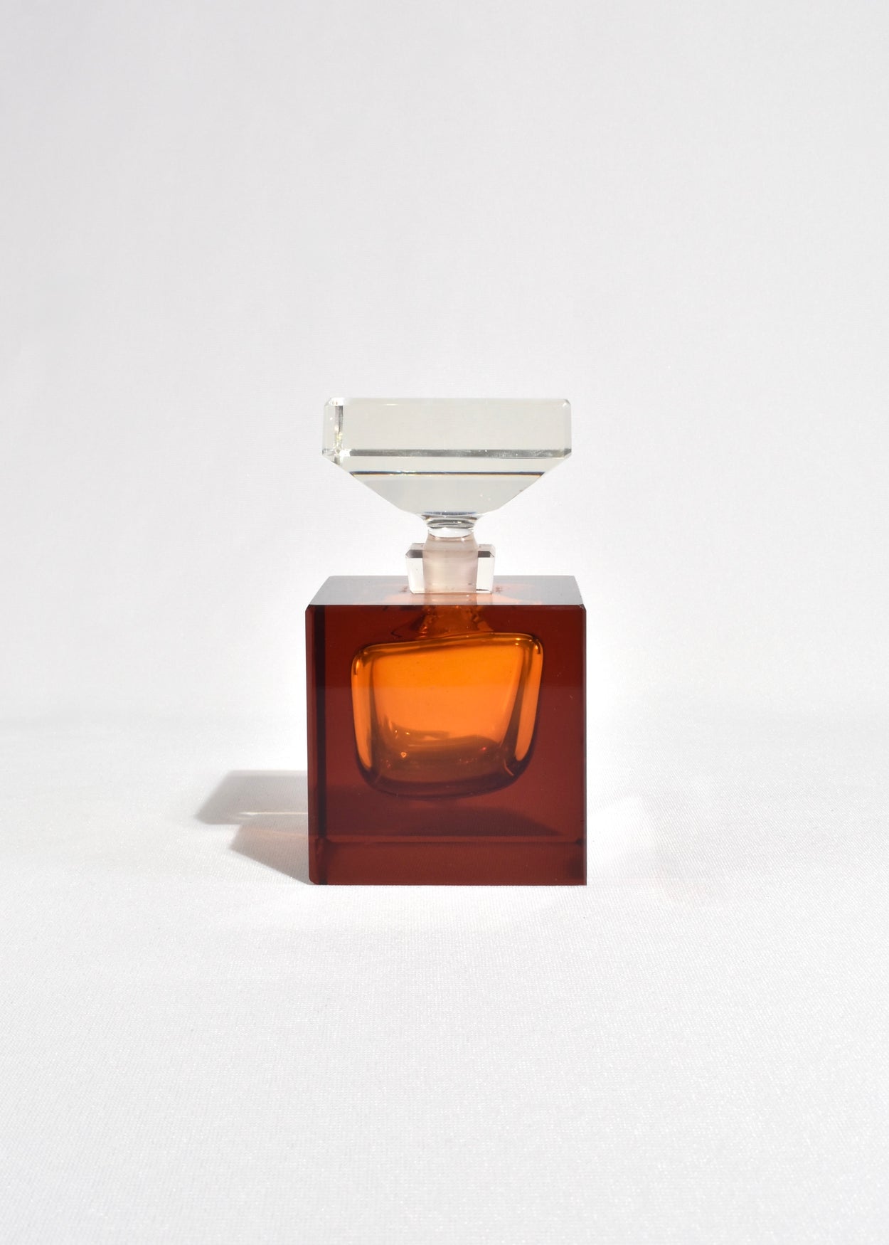 Amber Glass Perfume Bottle