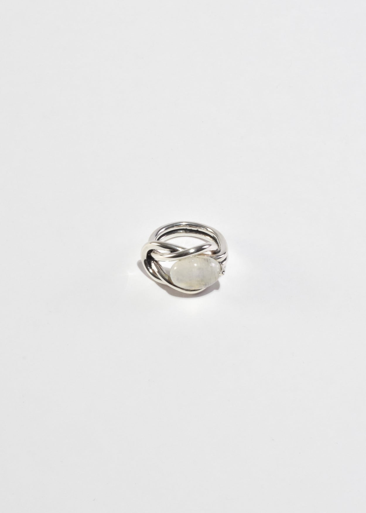 Moonstone Knot Ring