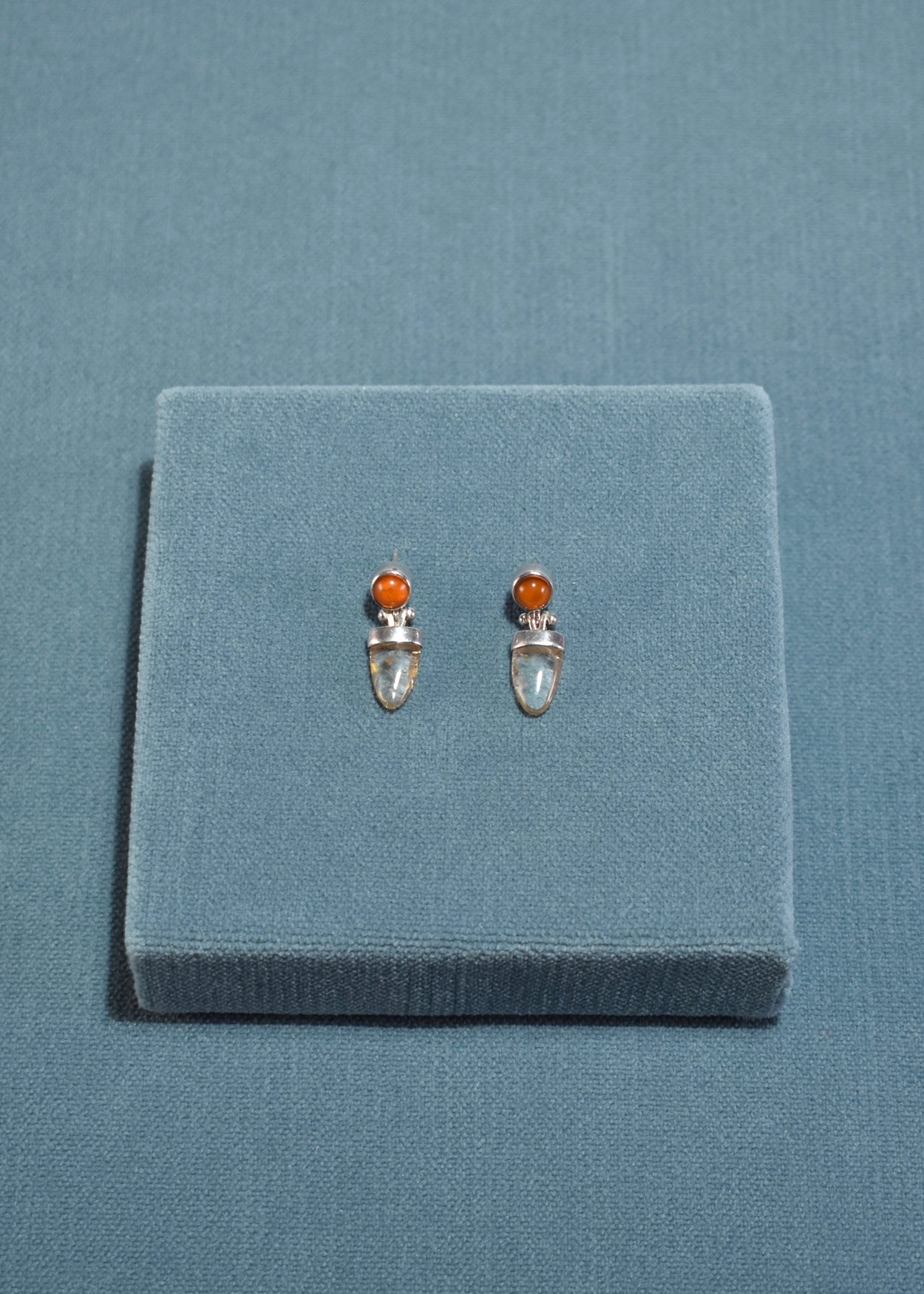 Amber Quartz Earrings