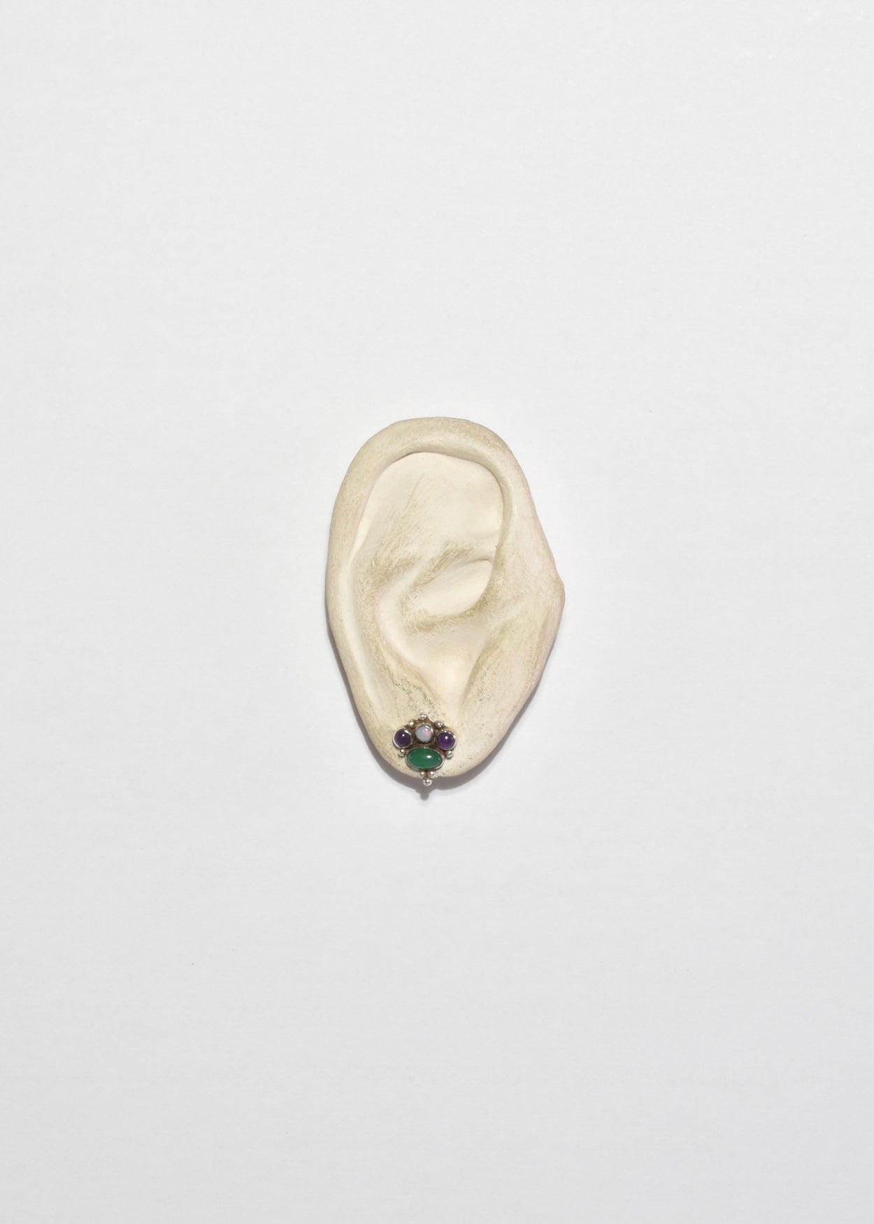 Stone Cluster Earrings