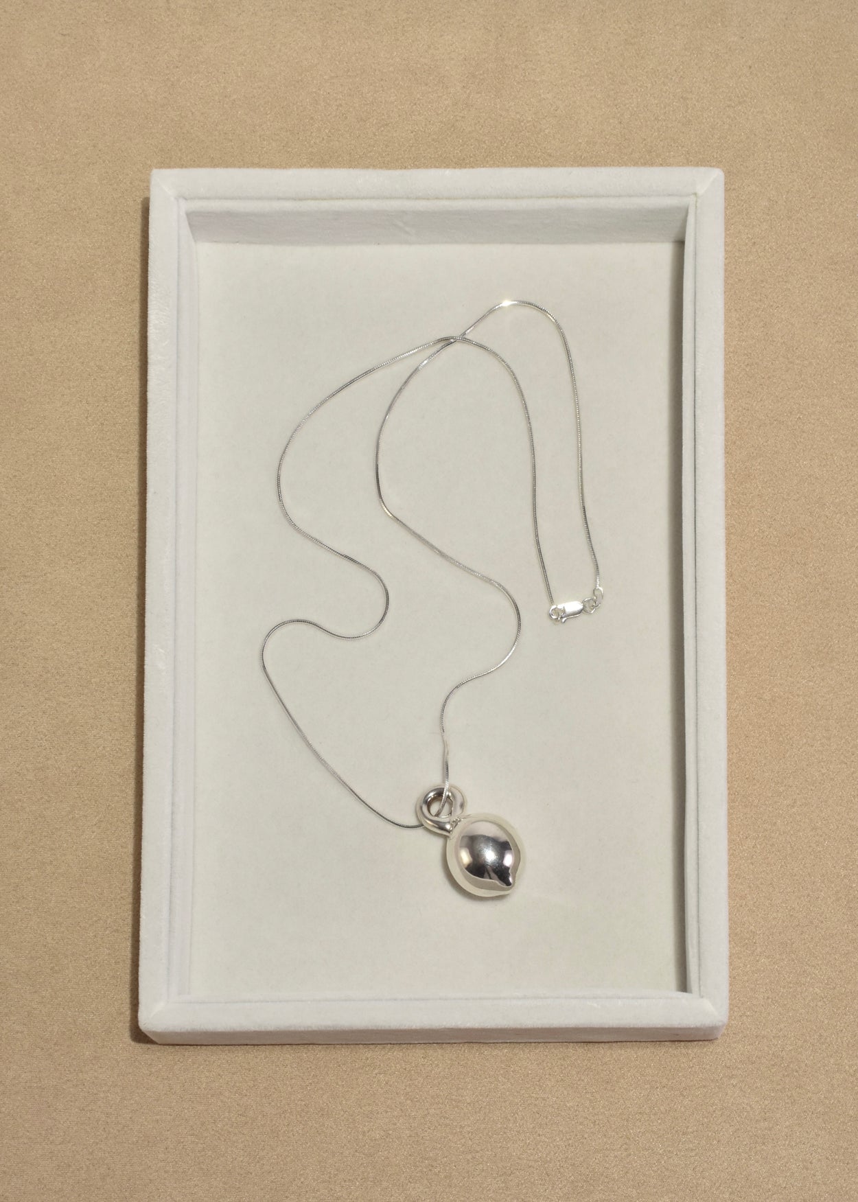 Bubble Sphere Pendant Necklace