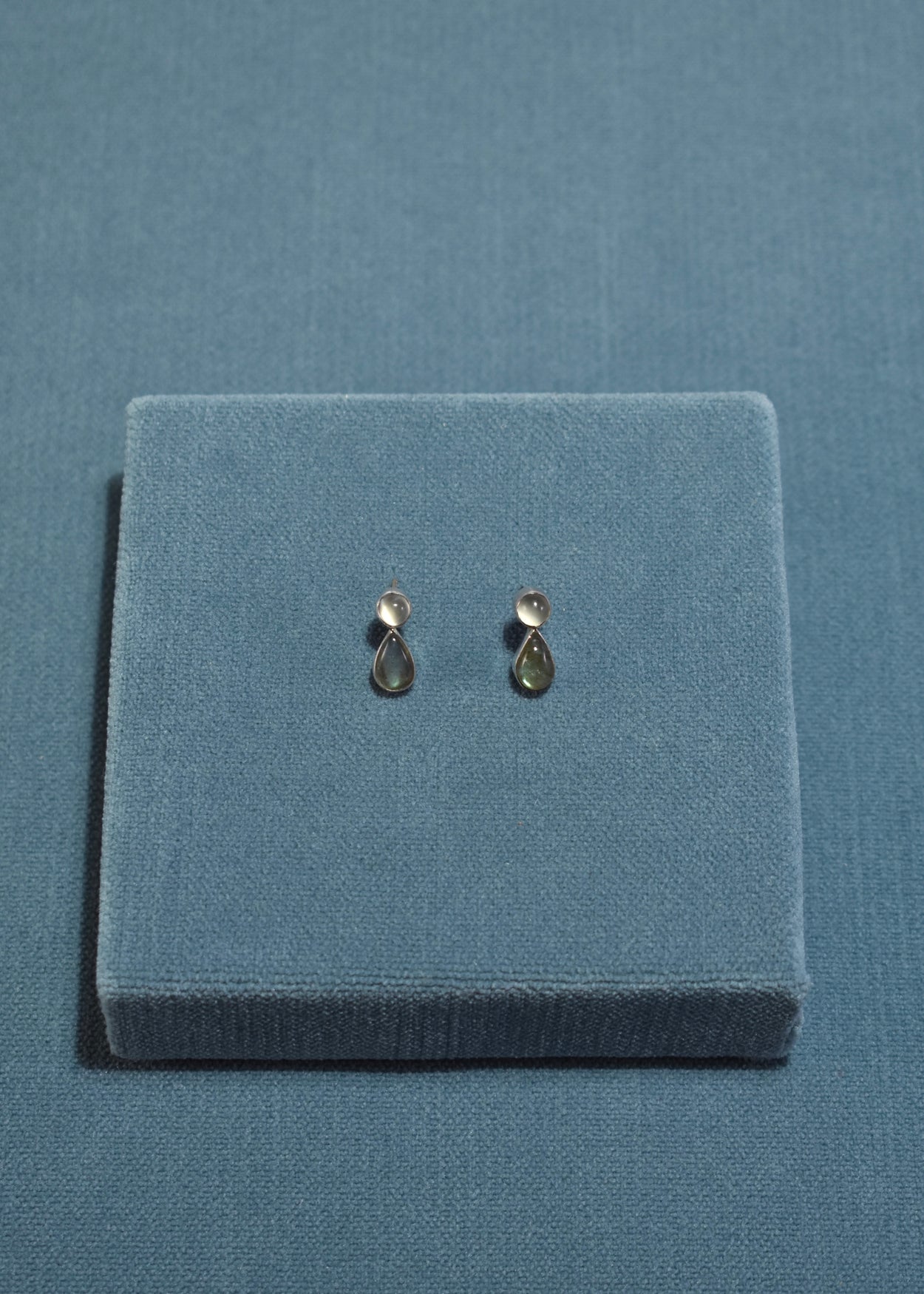 Moonstone Labradorite Stud Earrings