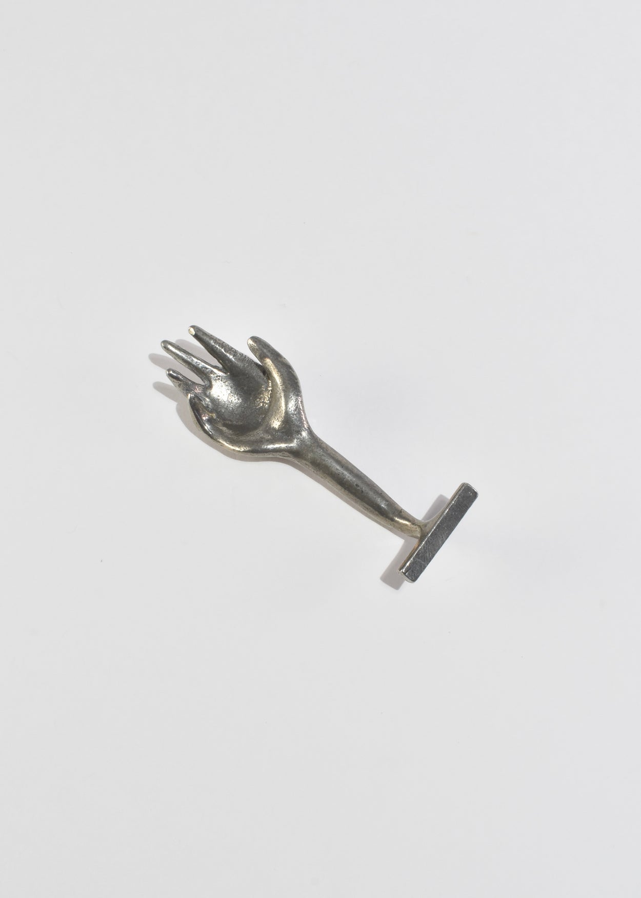 Pewter Hand Sculpture