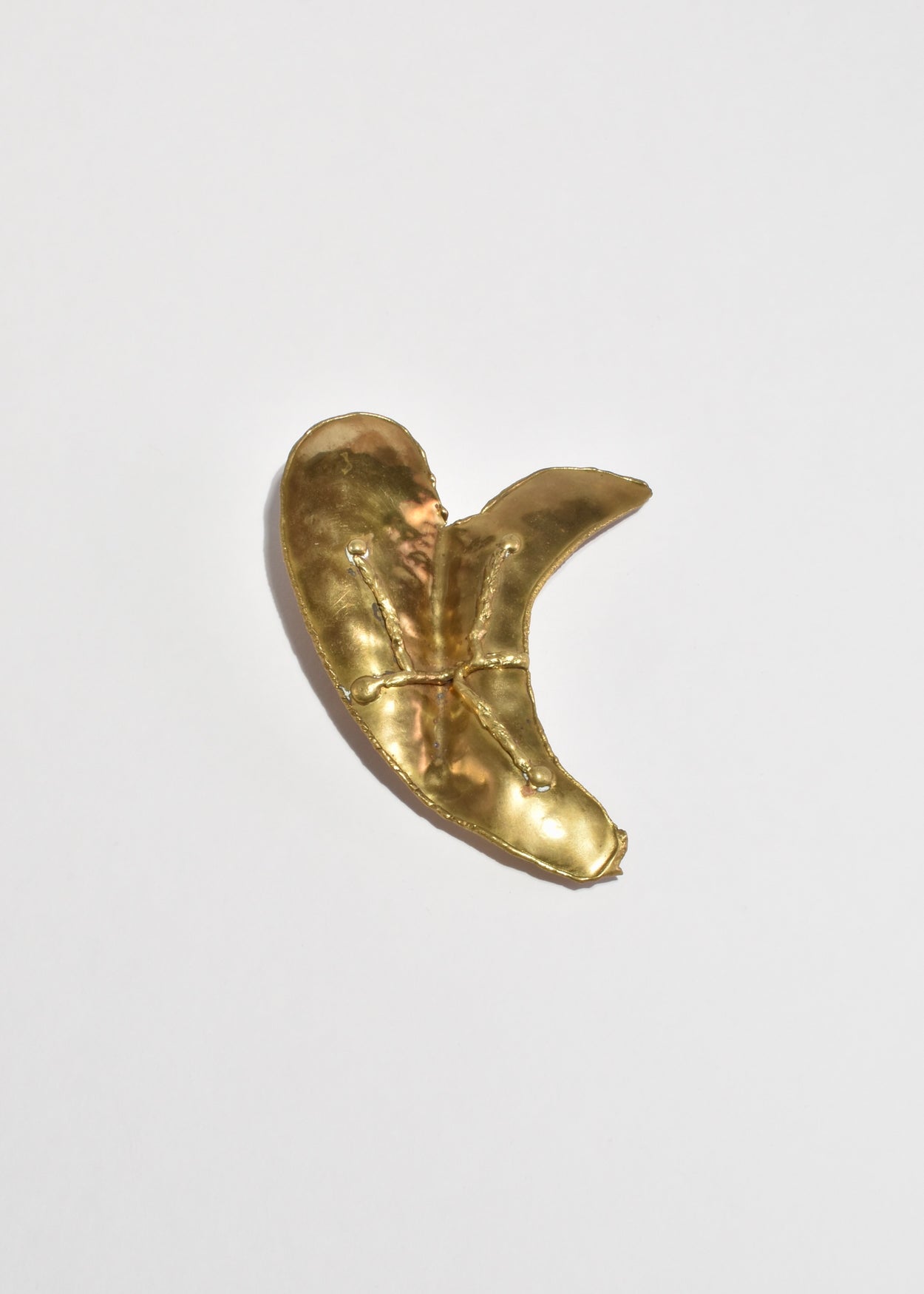 Brass Arts and Crafts Belt Buckle