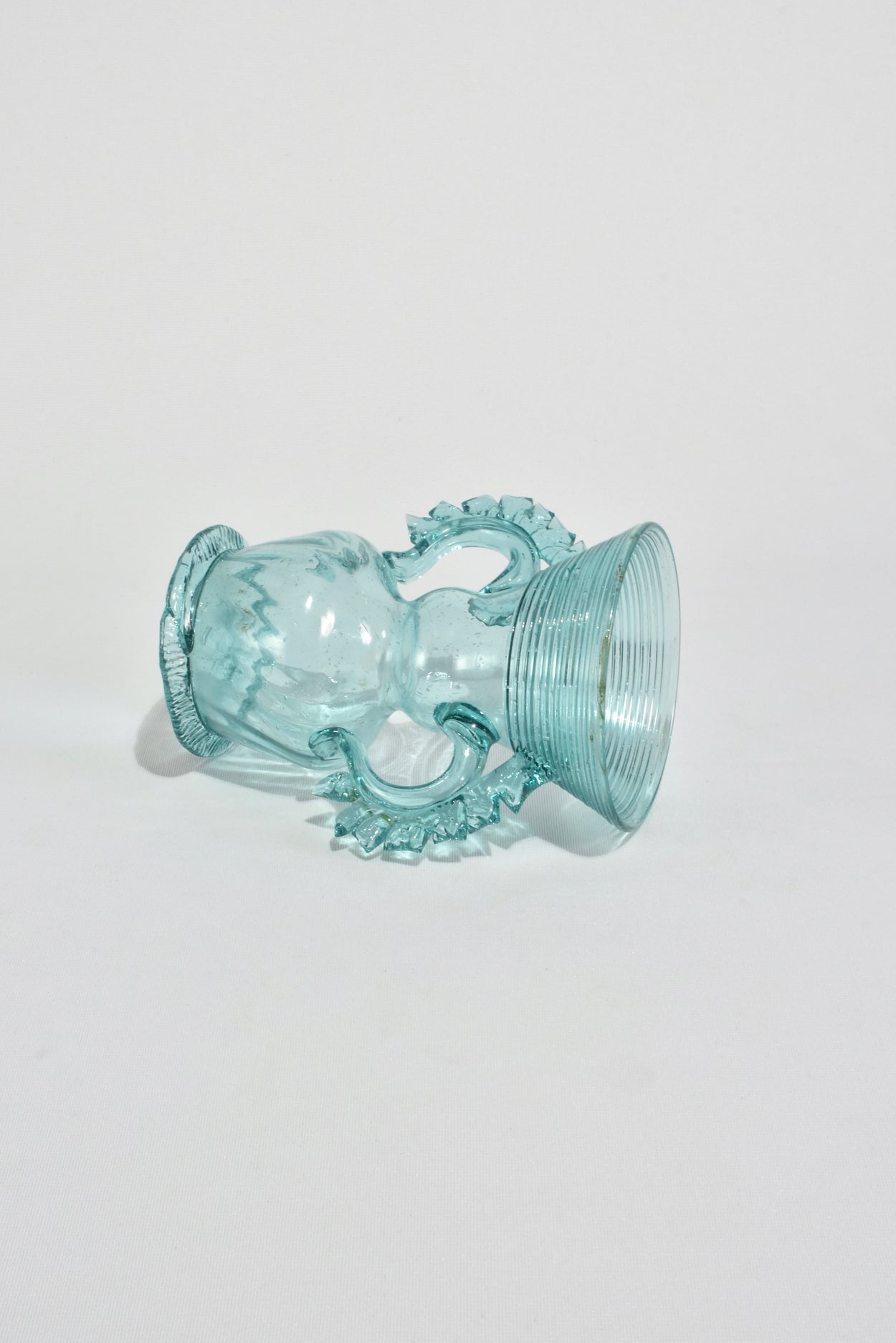 Aqua Glass Vessel