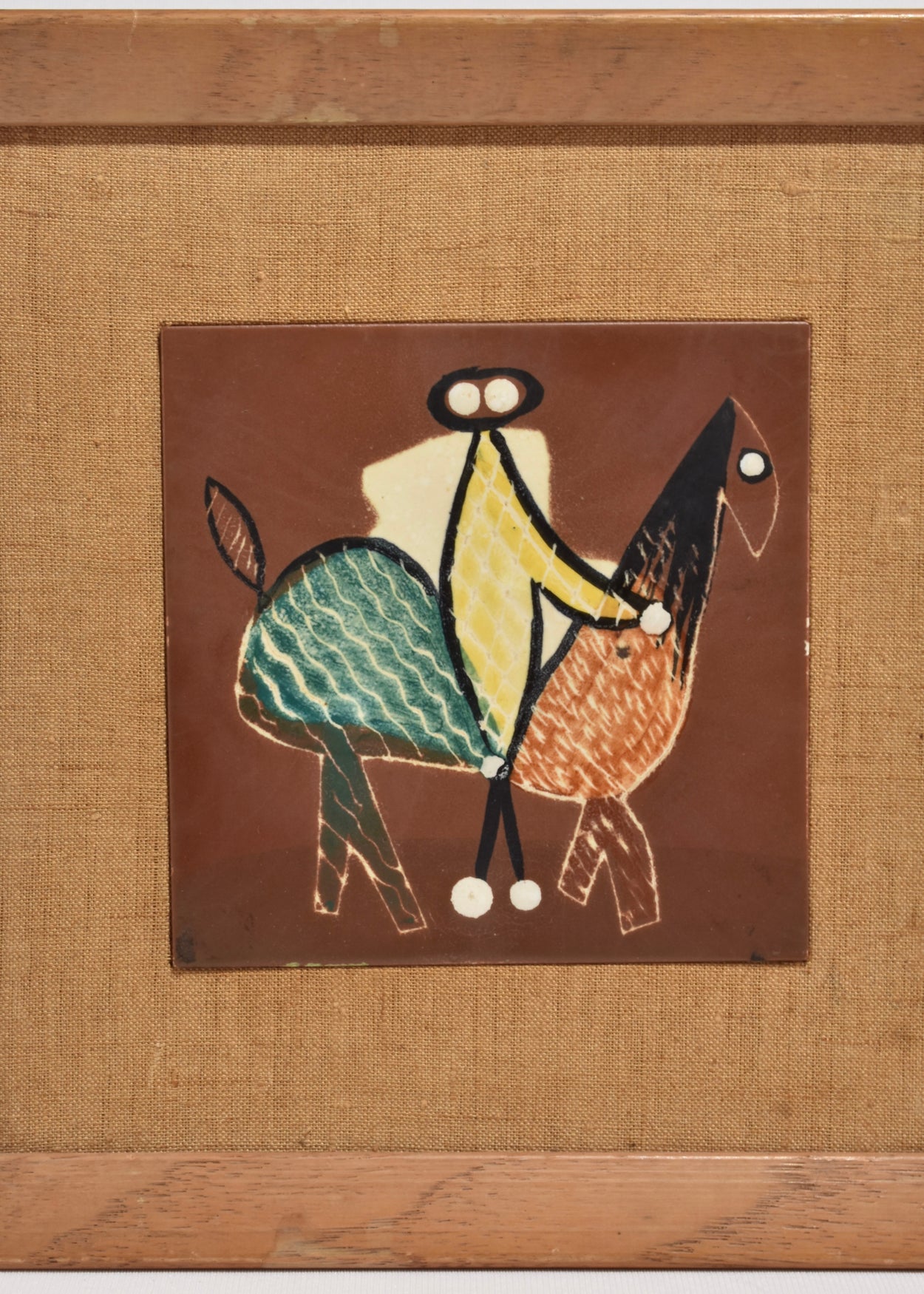 Mid Century Tile, Framed