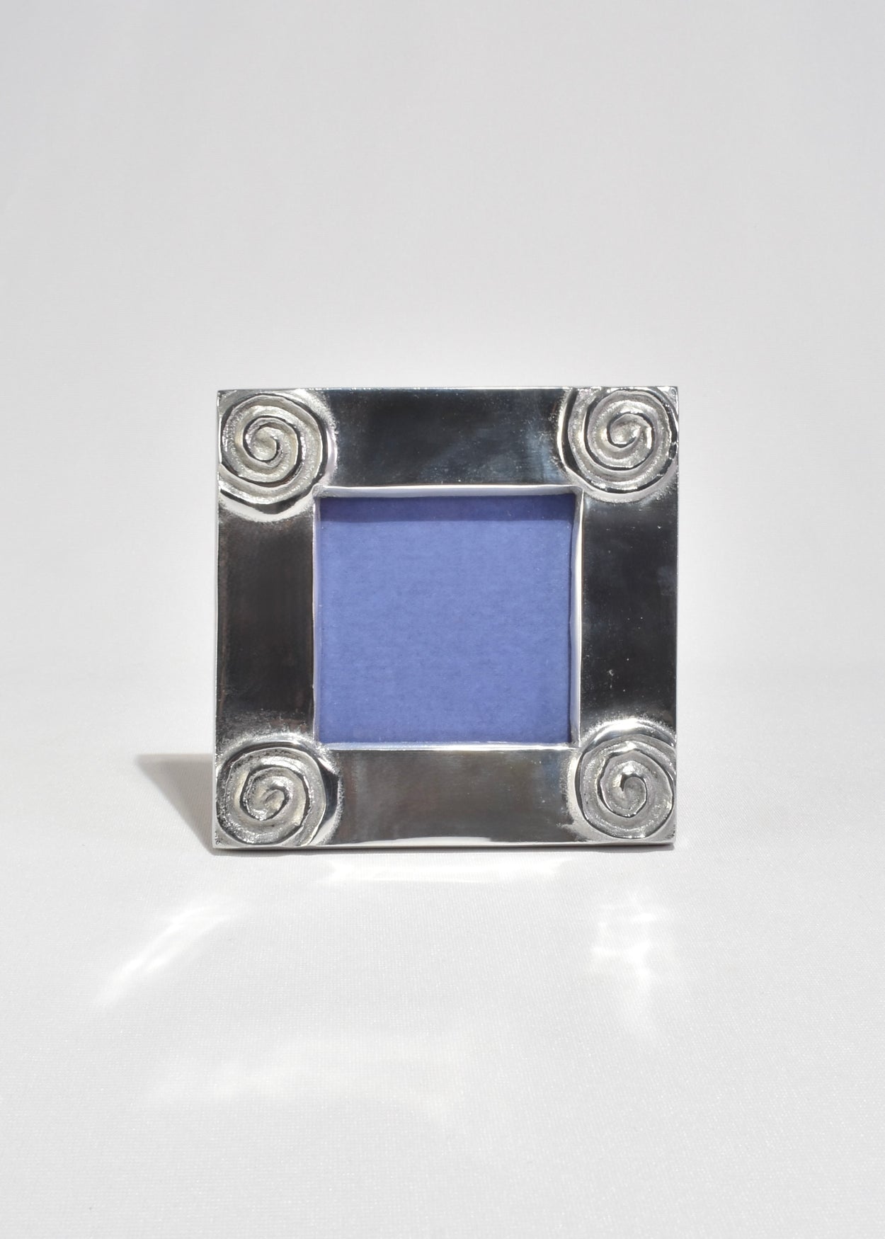 Spiral Pewter Picture Frame