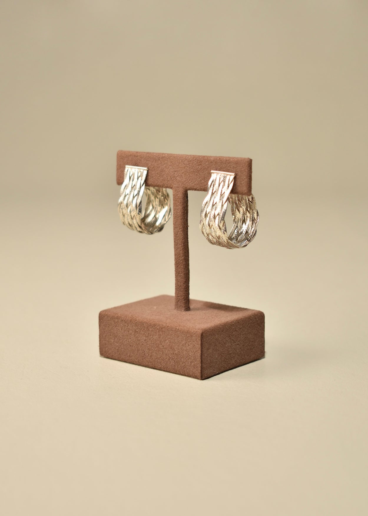 Woven Hoop Earrings