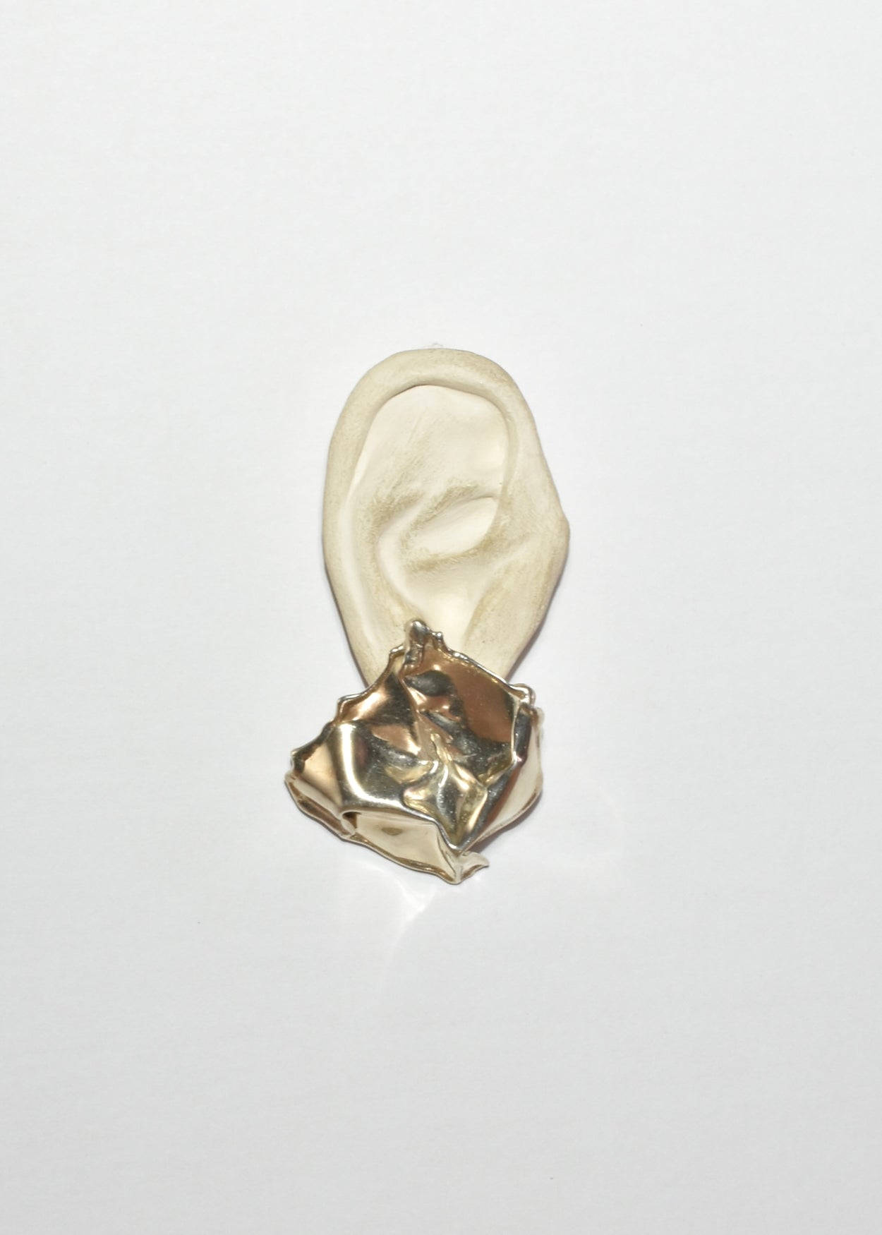 Sterling Crushed Earrings