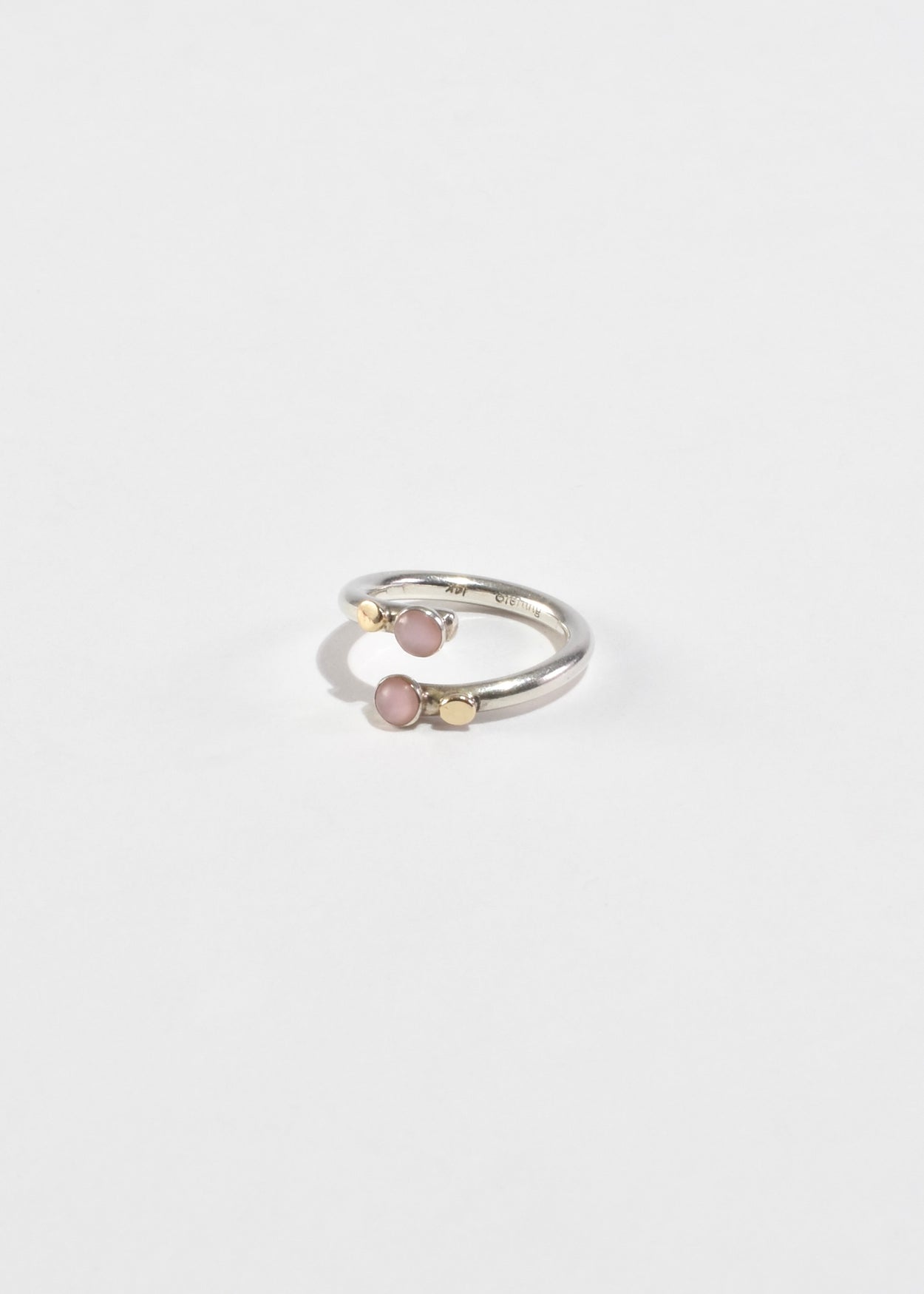 Pink Moonstone Wrap Ring