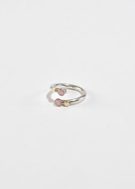 Pink Moonstone Wrap Ring