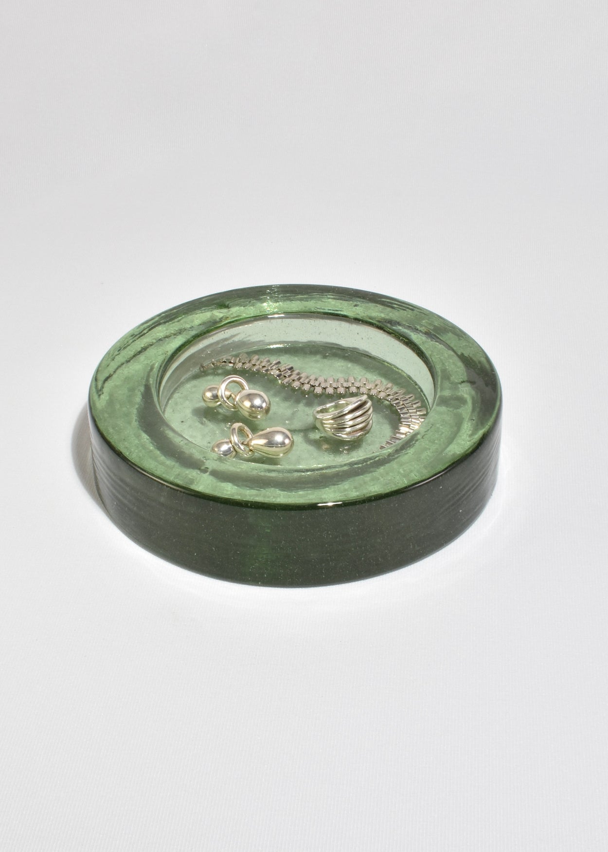 Large Recycled Glass Catchall