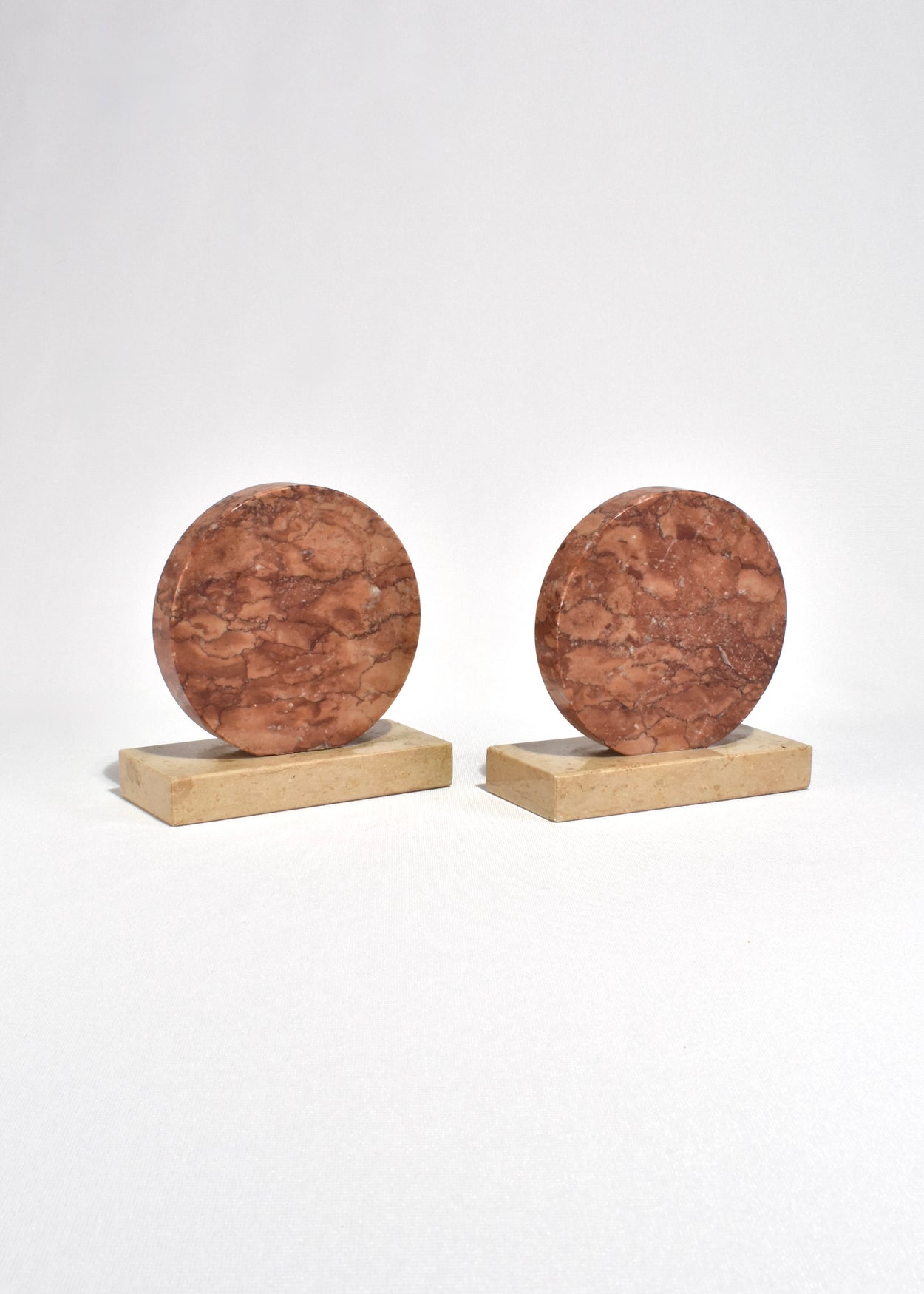 Deco Marble Bookends