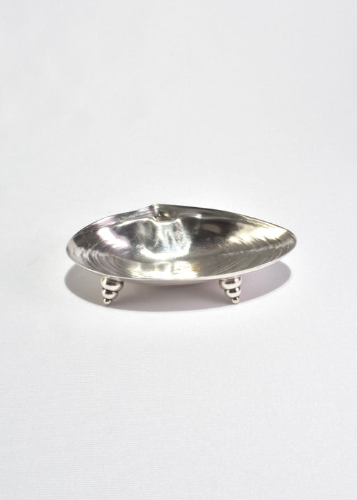 Silver Shell Footed Dish
