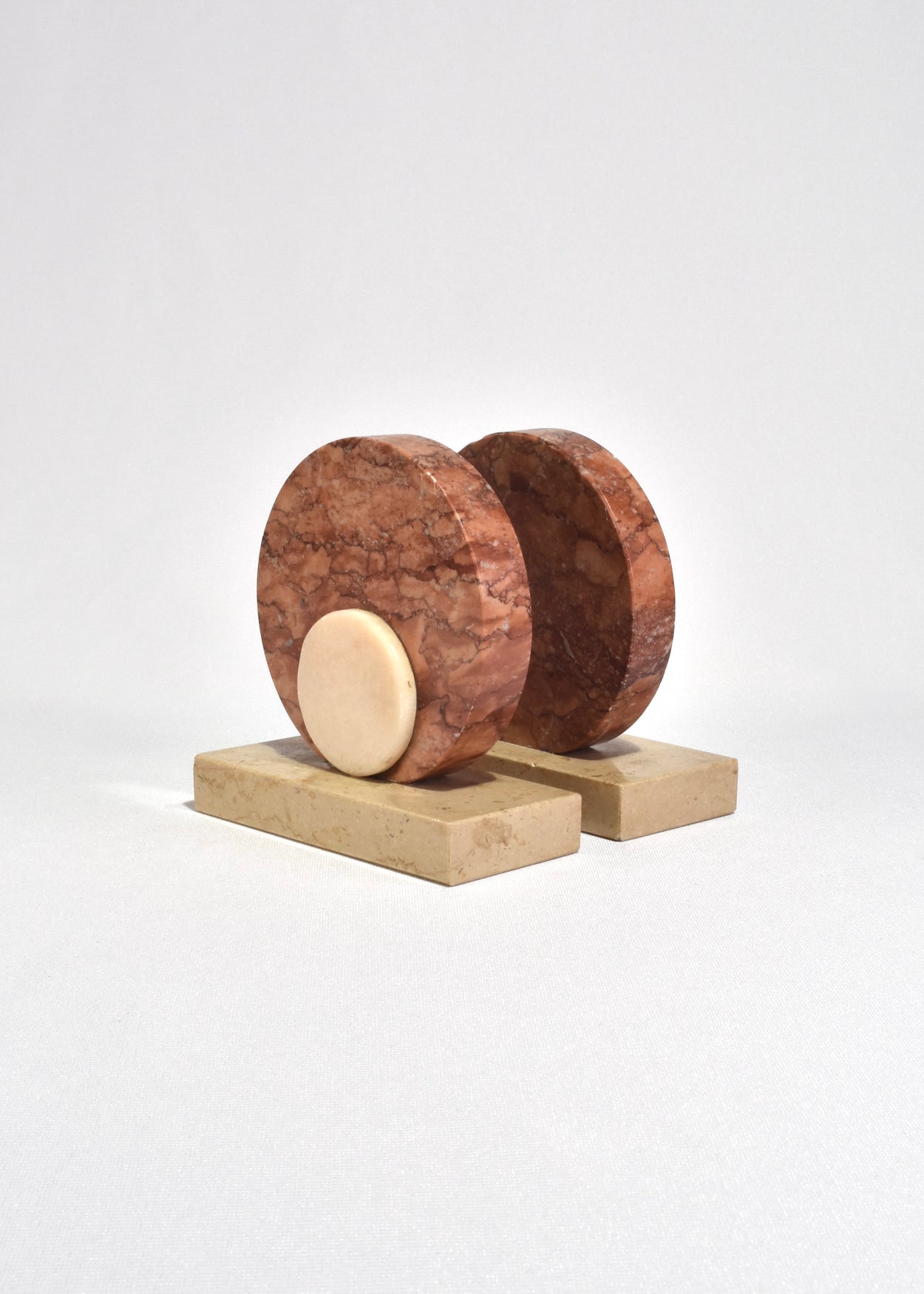 Deco Marble Bookends