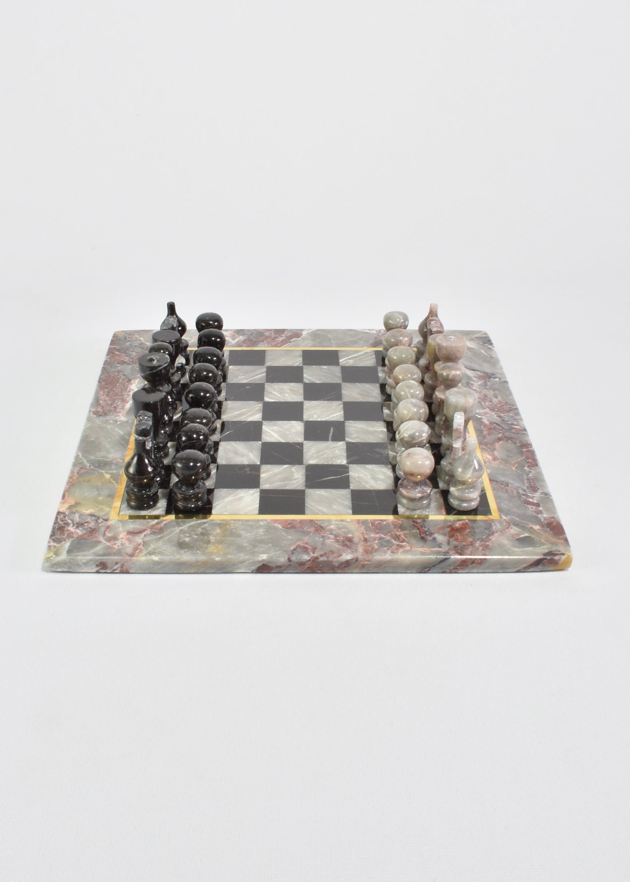 Grey Marble Chess Set