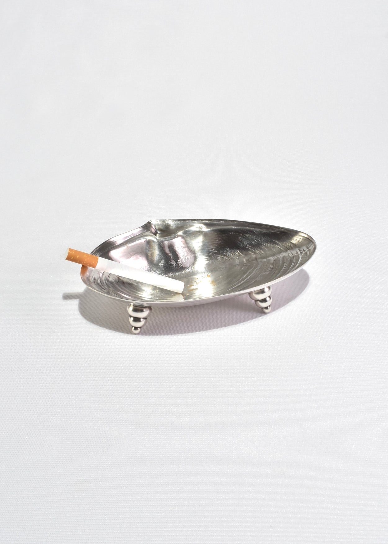 Silver Shell Footed Dish