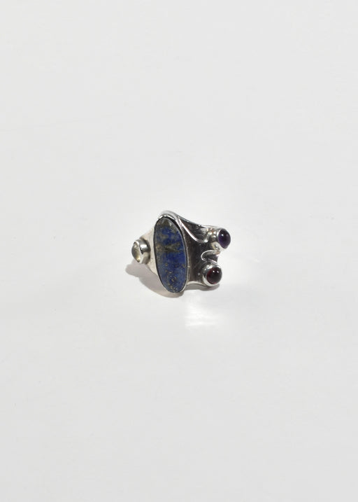Abstract Multi Stone Ring