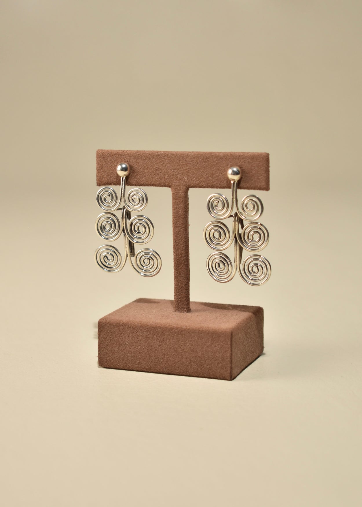 Spiral Drop Earrings