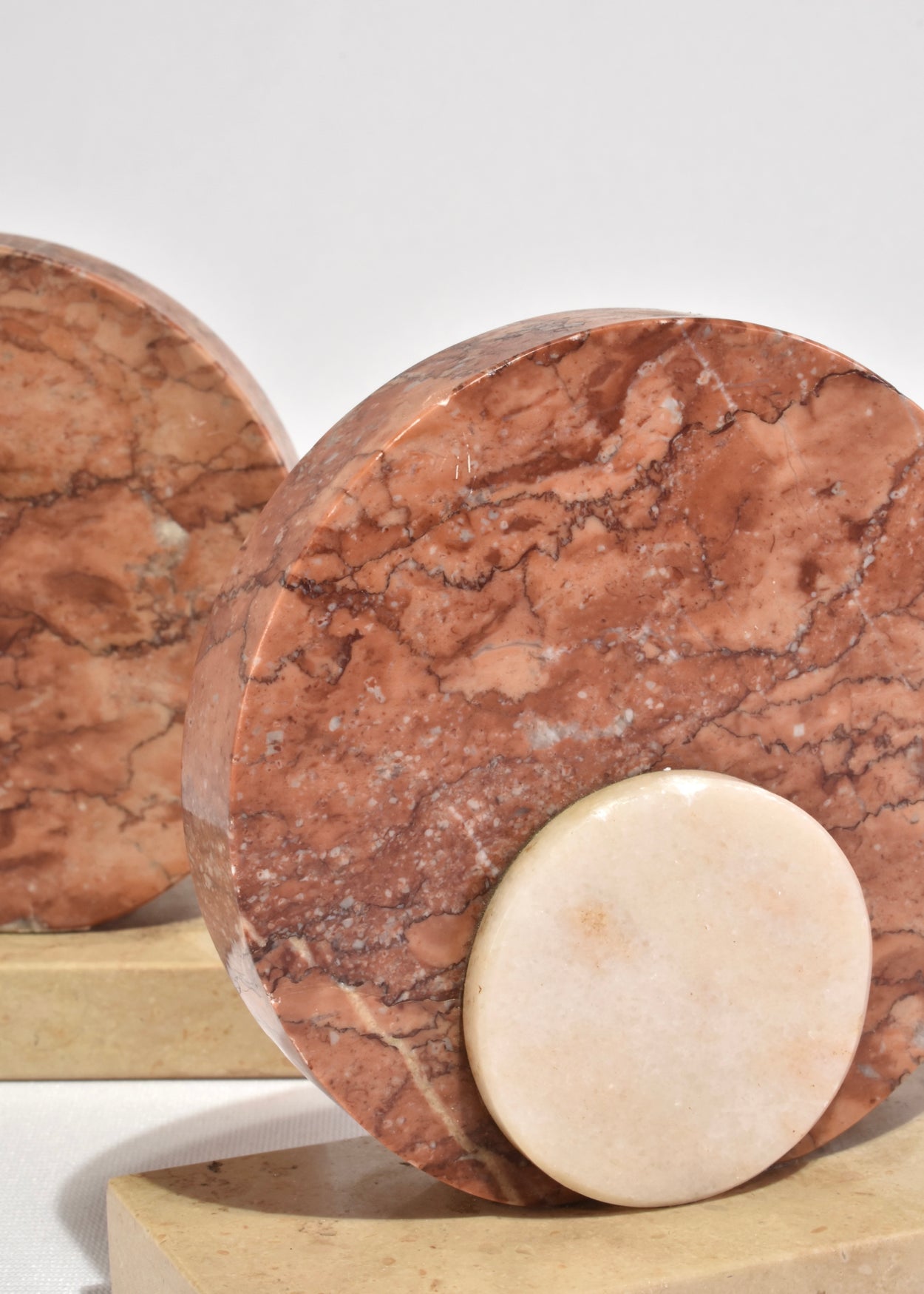 Deco Marble Bookends