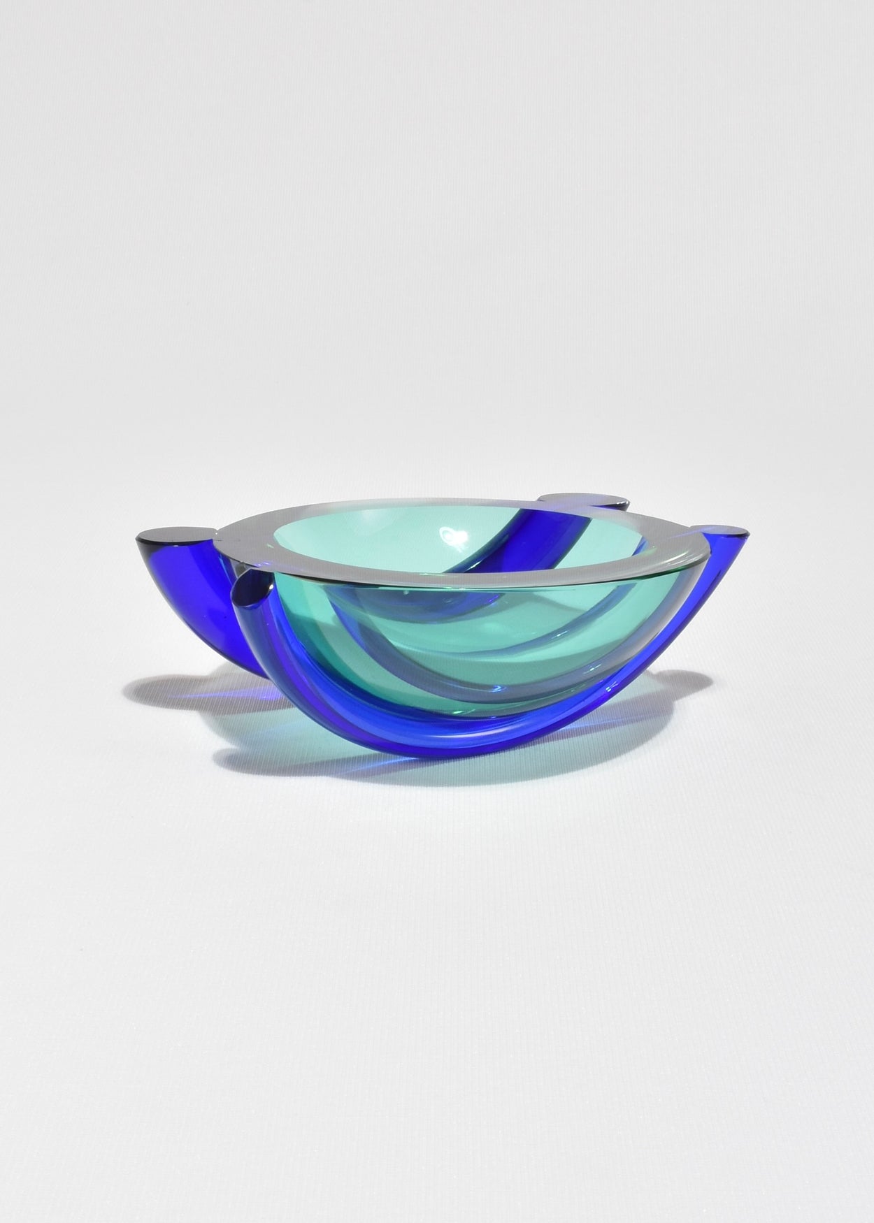 Italian Postmodern Glass Bowl