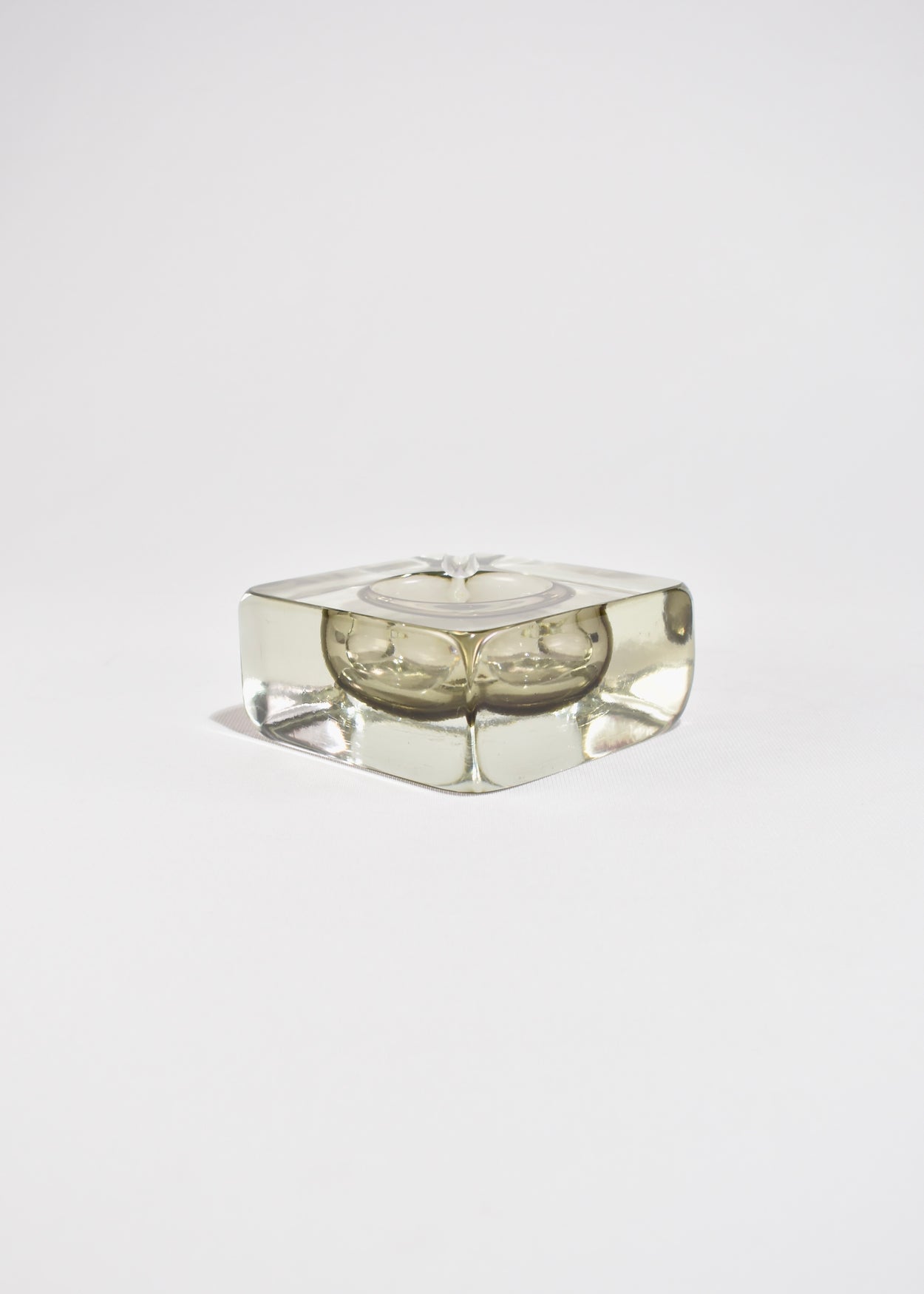 Smoked Glass Ashtray