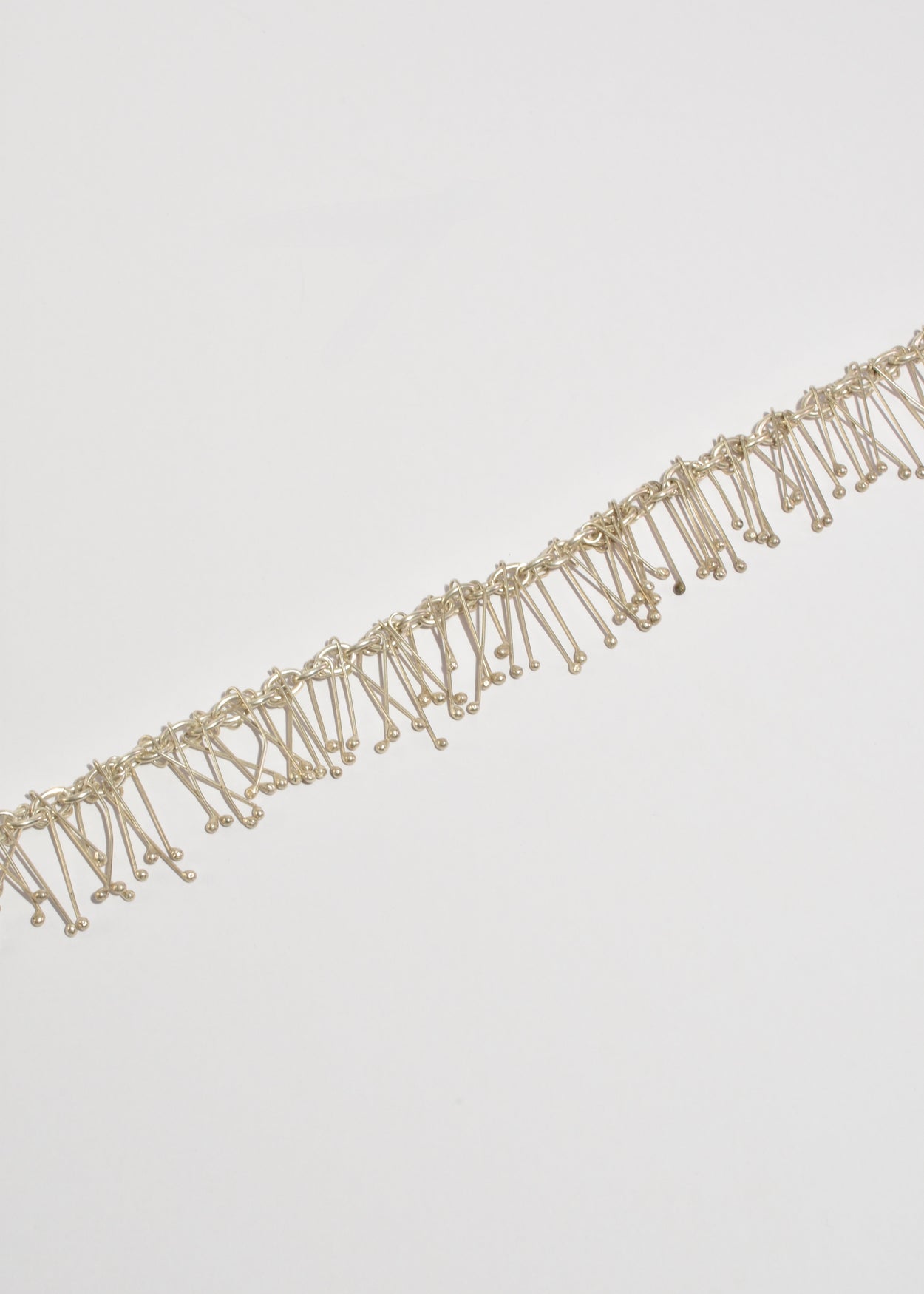 Sterling Fringe Necklace