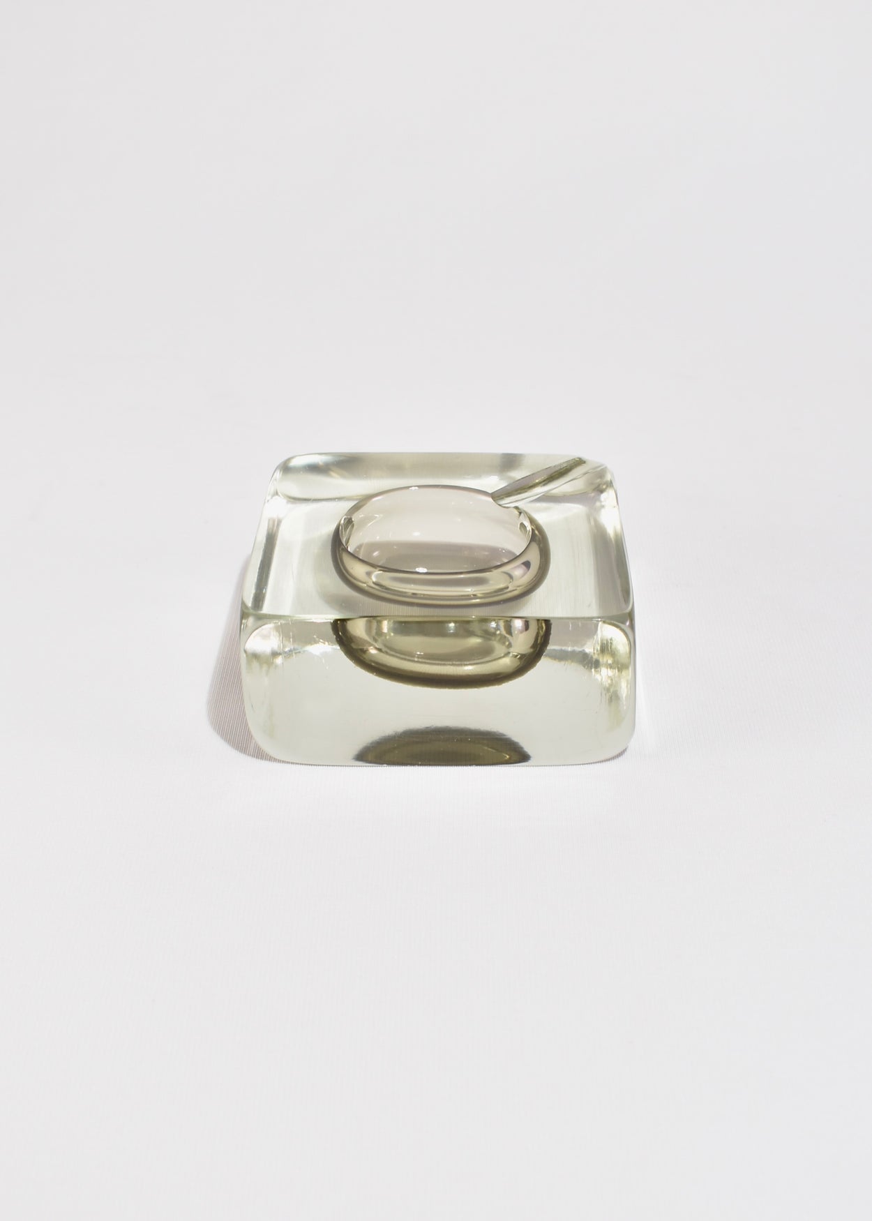 Smoked Glass Ashtray