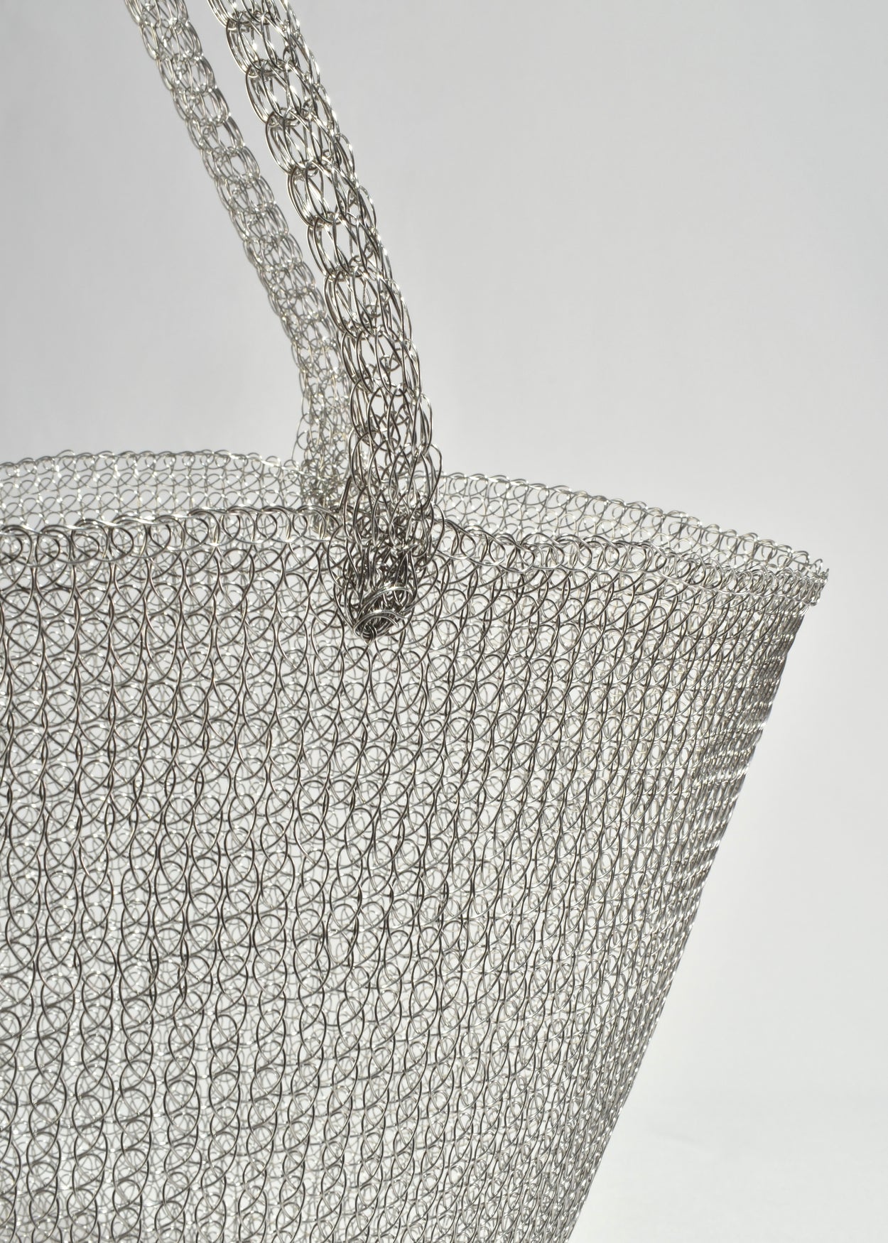 Handwoven Metal Tote