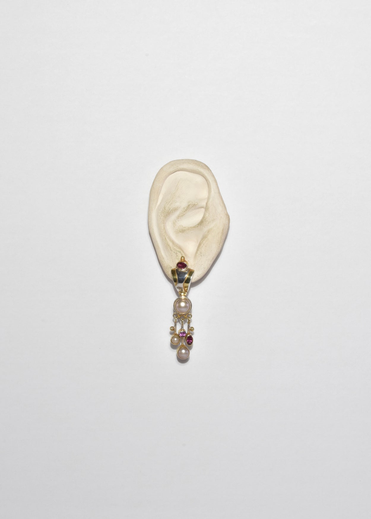 Tourmaline Pearl Earrings