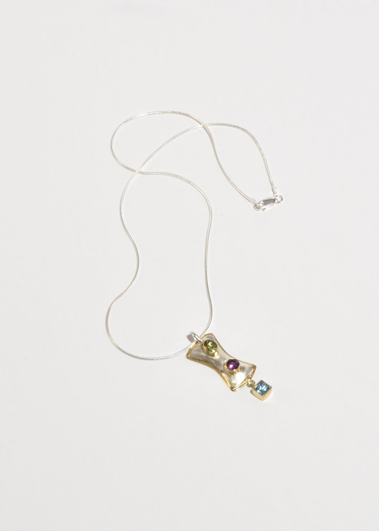 Colorful Stone Pendant Necklace