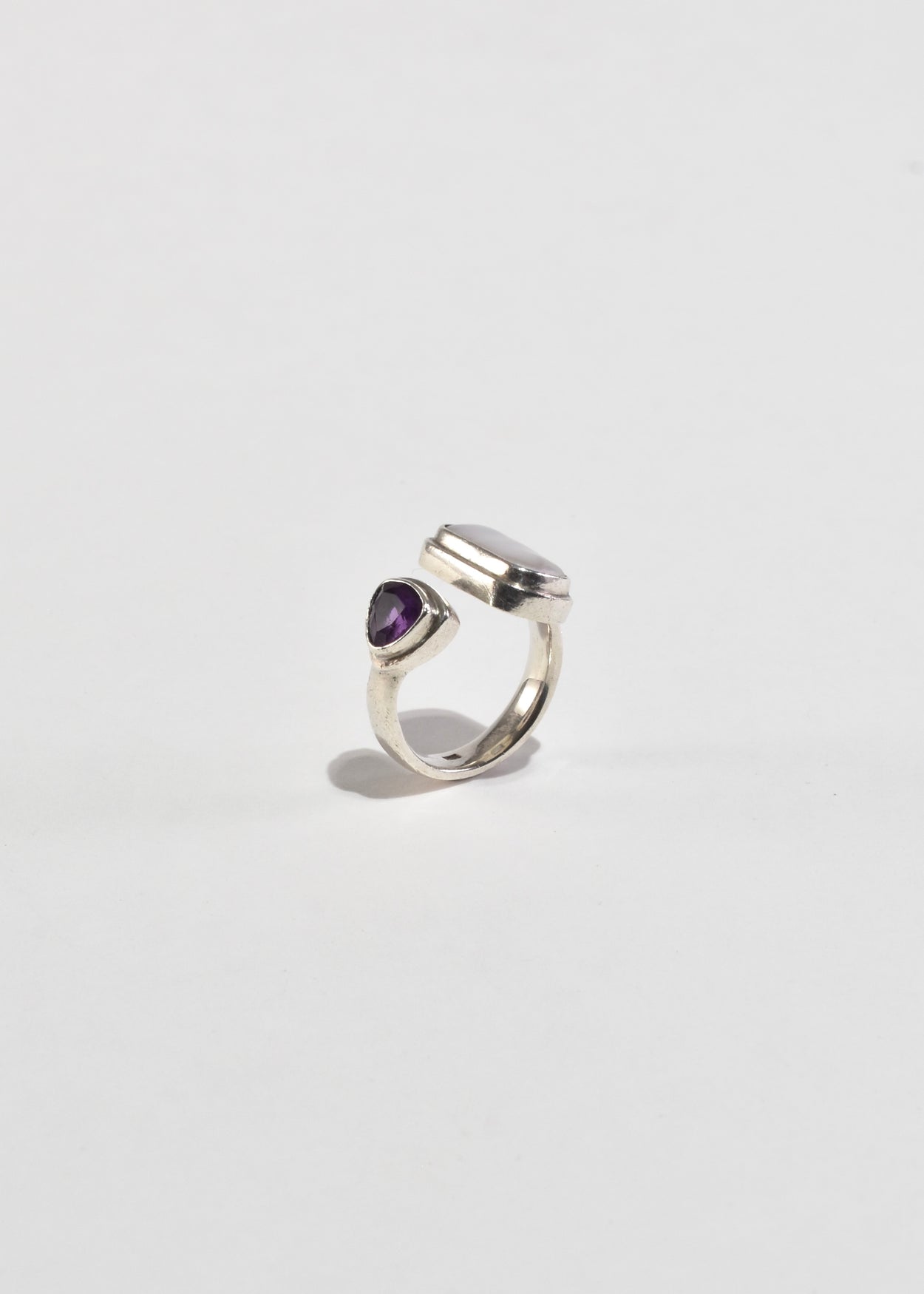 Amethyst Pearl Ring